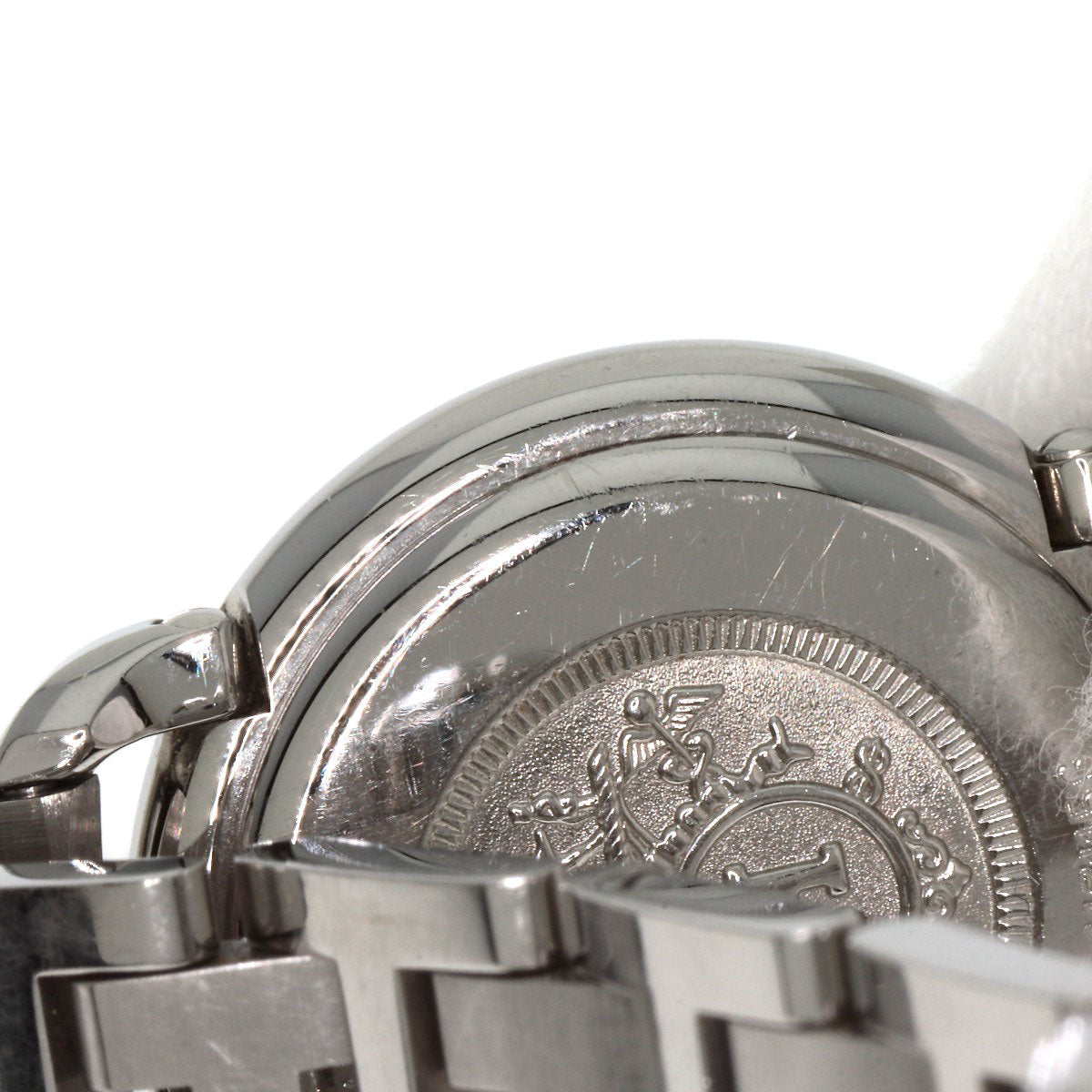 HERMES Watches Quartz PU2.210 Stainless Steel Silver Pullman white dial