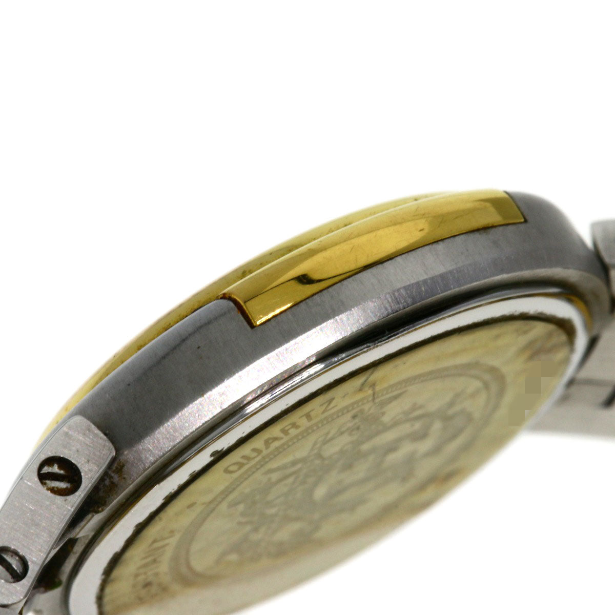 HERMES Watches Quartz Stainless Steel, Combination Silver Windsor white dial Women Used