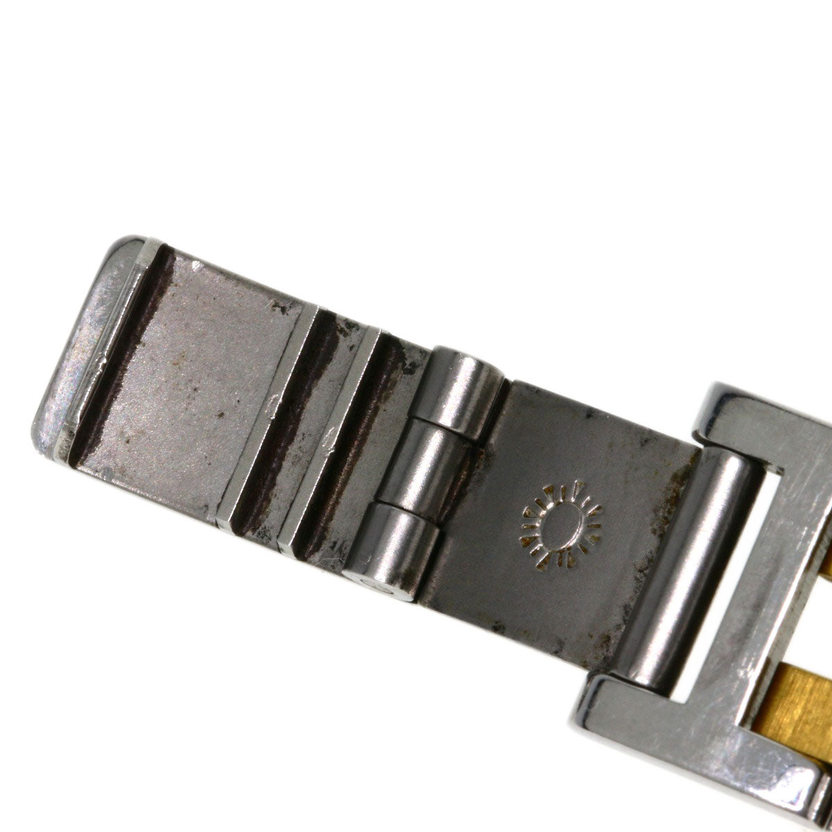 HERMES Watches Quartz Stainless Steel, Combination Silver Windsor white dial Women Used