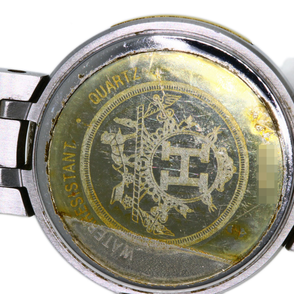 HERMES Watches Quartz Stainless Steel, Combination Silver Windsor white dial Women Used