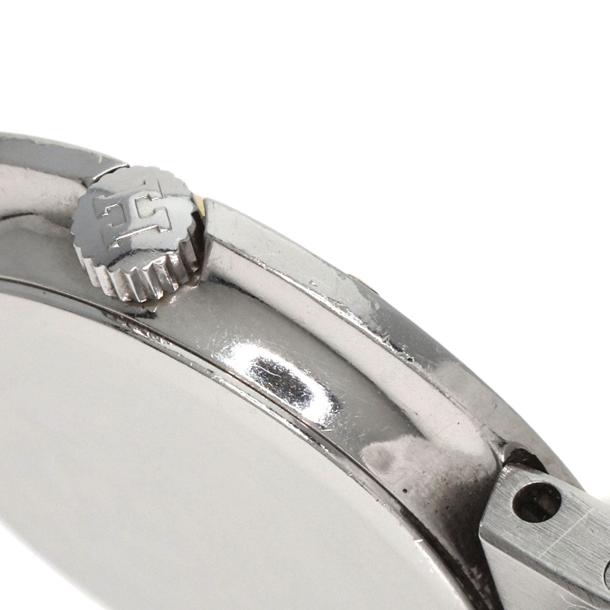 HERMES Watches Quartz Stainless Steel , SSxGP gold Olympia Ivory dial Women Used