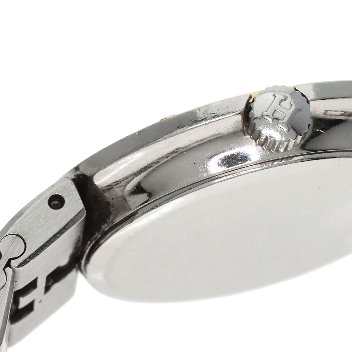 HERMES Watches Quartz Stainless Steel , SSxGP gold Olympia Ivory dial Women Used