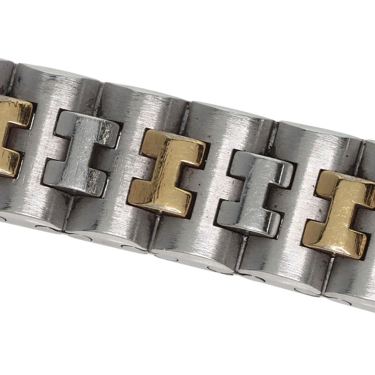HERMES Watches Quartz Stainless Steel , SSxGP gold Olympia Ivory dial Women Used