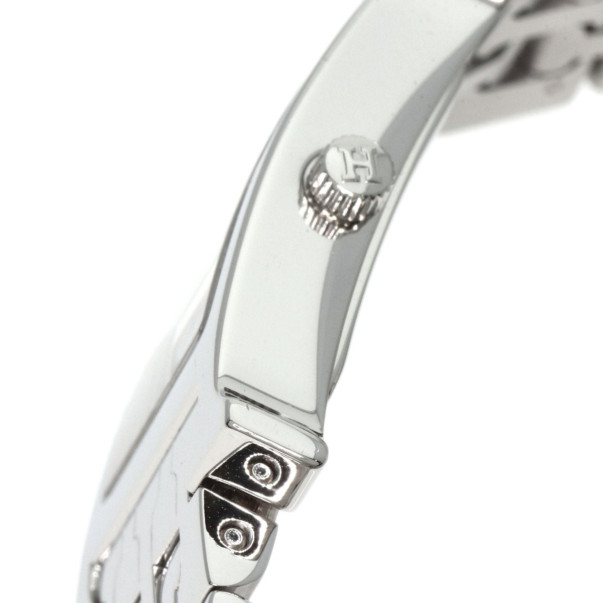HERMES Watches Quartz HH1.210 Stainless Steel , Stainless Steel Silver H watch Silver dial Women Used