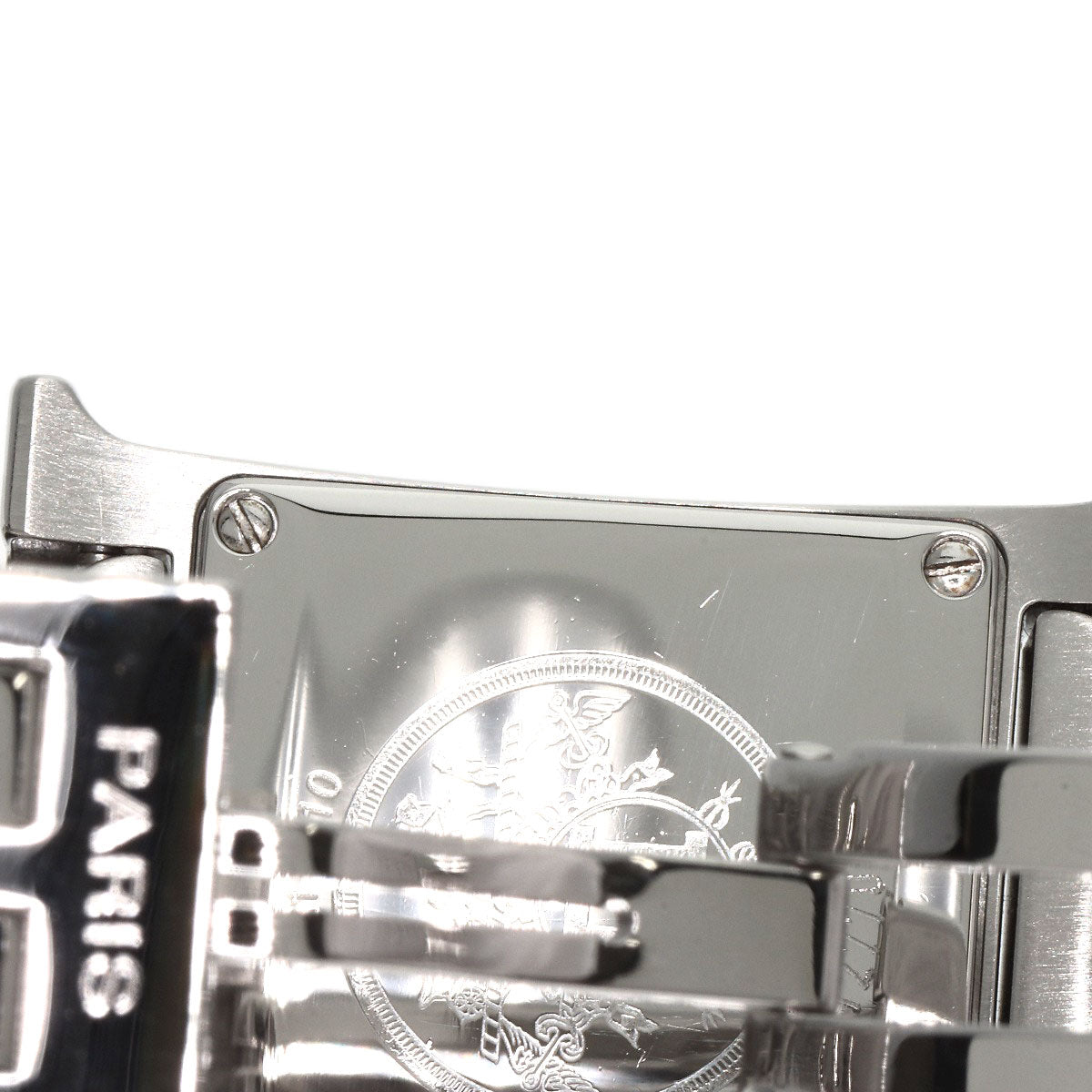 HERMES Watches Quartz HH1.210 Stainless Steel , Stainless Steel Silver H watch Silver dial Women Used