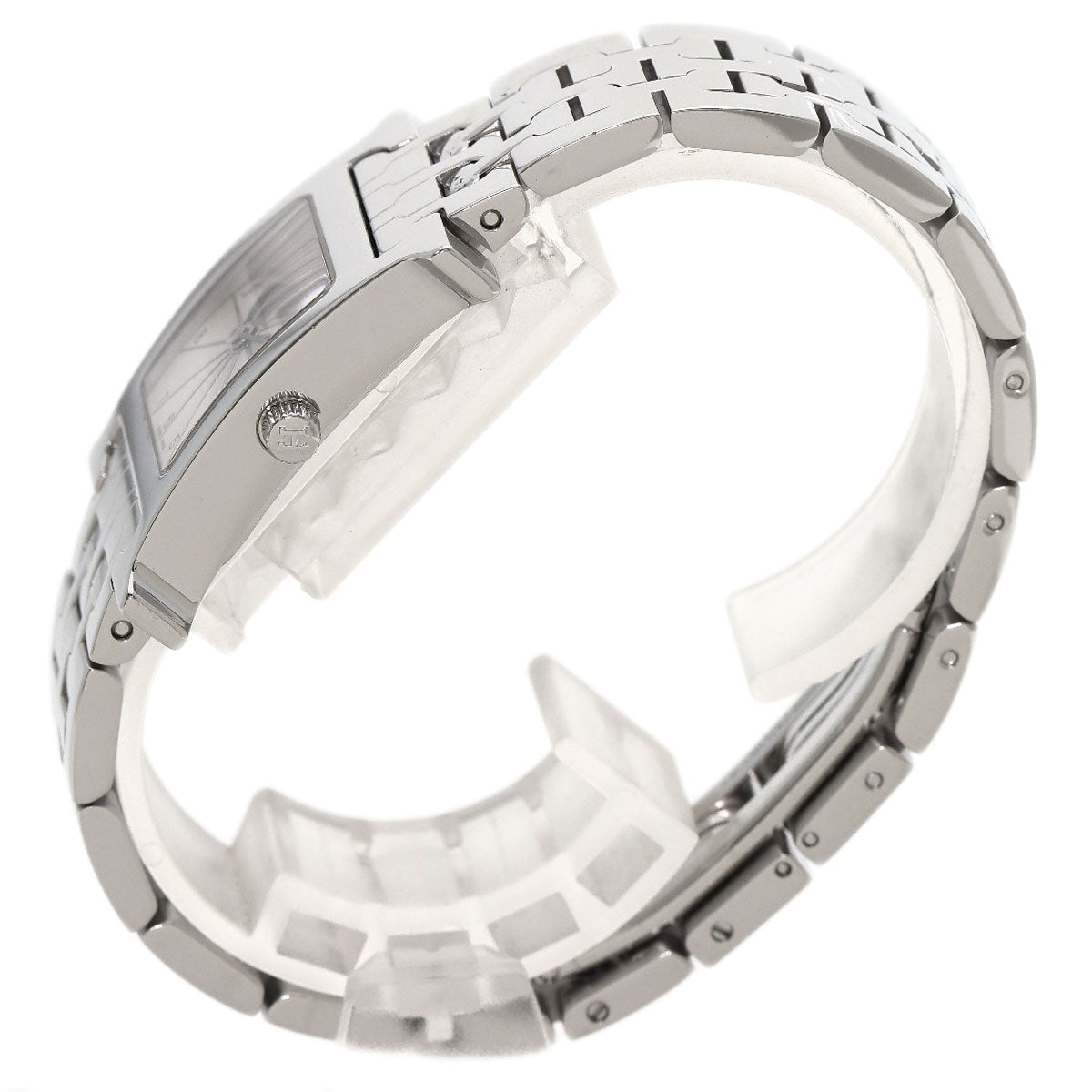 HERMES Watches Quartz HH1.210 Stainless Steel , Stainless Steel Silver H watch Silver dial Women Used