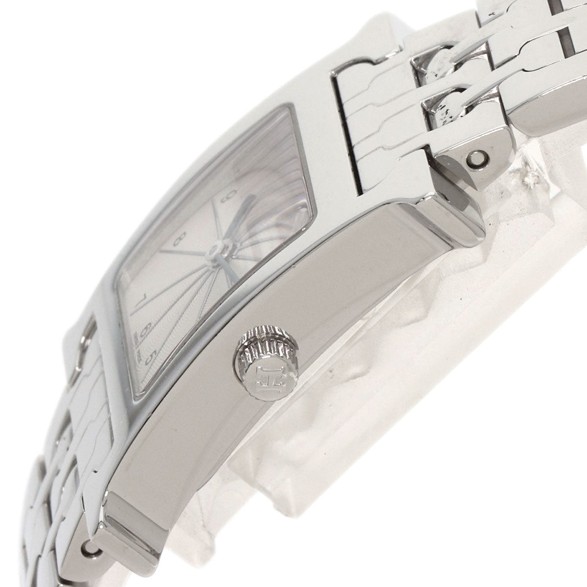 HERMES Watches Quartz HH1.210 Stainless Steel , Stainless Steel Silver H watch Silver dial Women Used