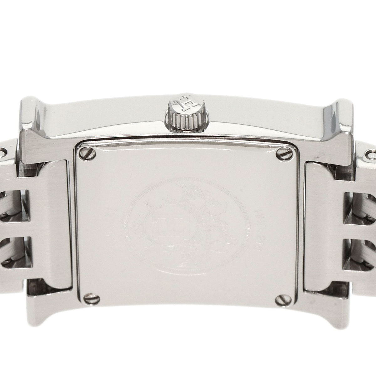 HERMES Watches Quartz HH1.210 Stainless Steel , Stainless Steel Silver H watch Silver dial Women Used