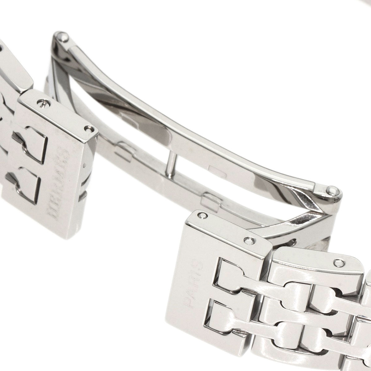 HERMES Watches Quartz HH1.210 Stainless Steel , Stainless Steel Silver H watch Silver dial Women Used