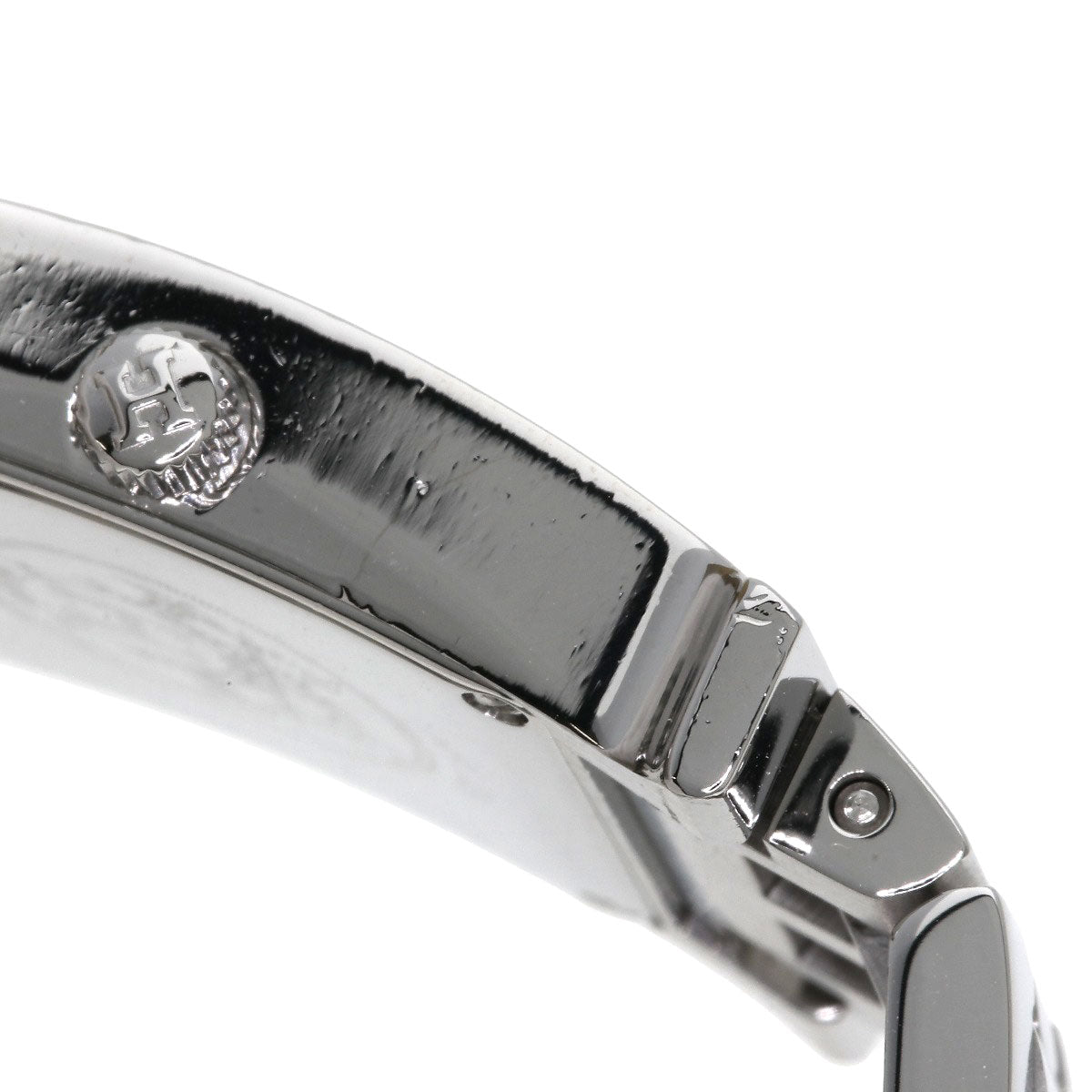 HERMES Watches Quartz HH1.230 Stainless Steel Silver H Watch Bezel Diamond Ivory dial