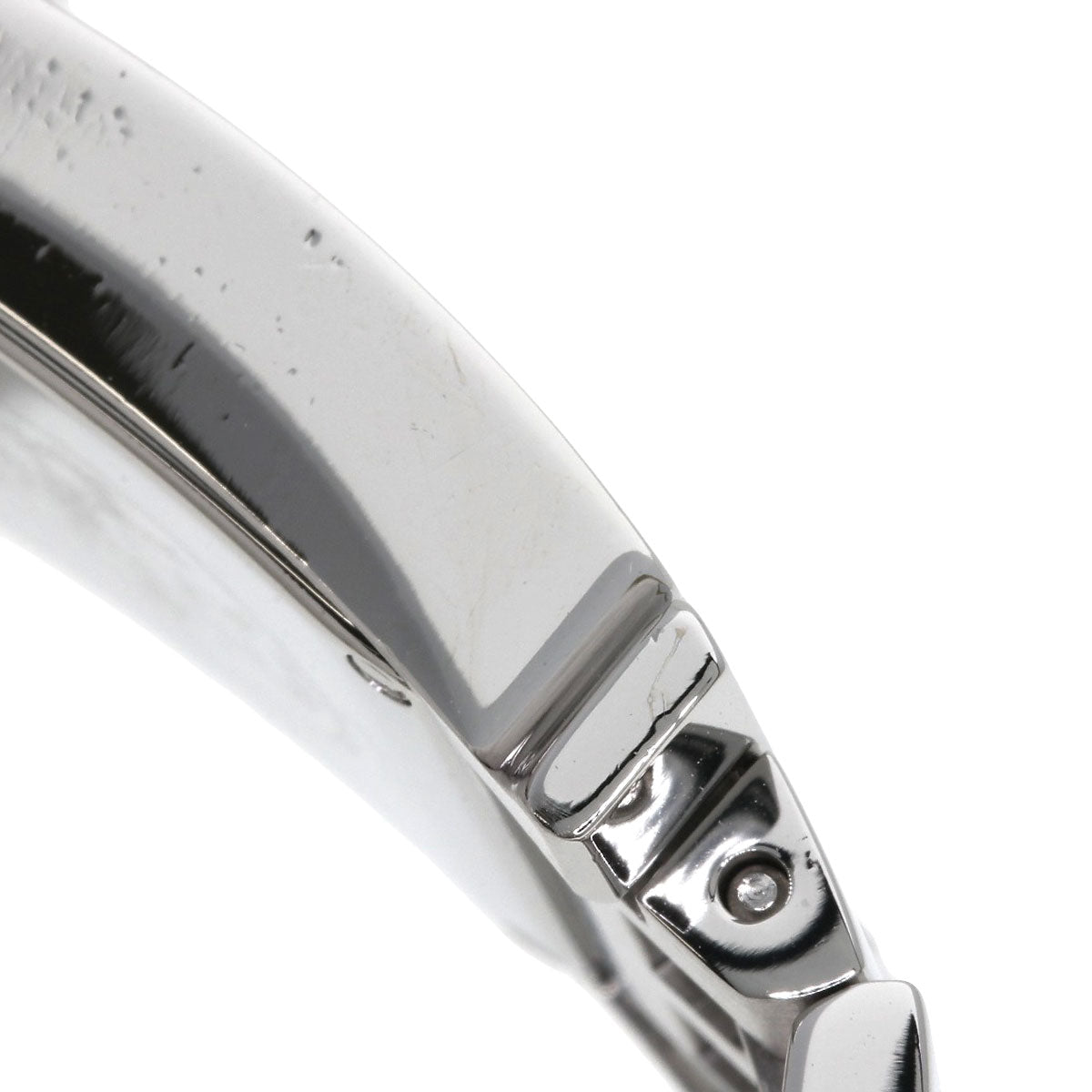 HERMES Watches Quartz HH1.230 Stainless Steel Silver H Watch Bezel Diamond Ivory dial