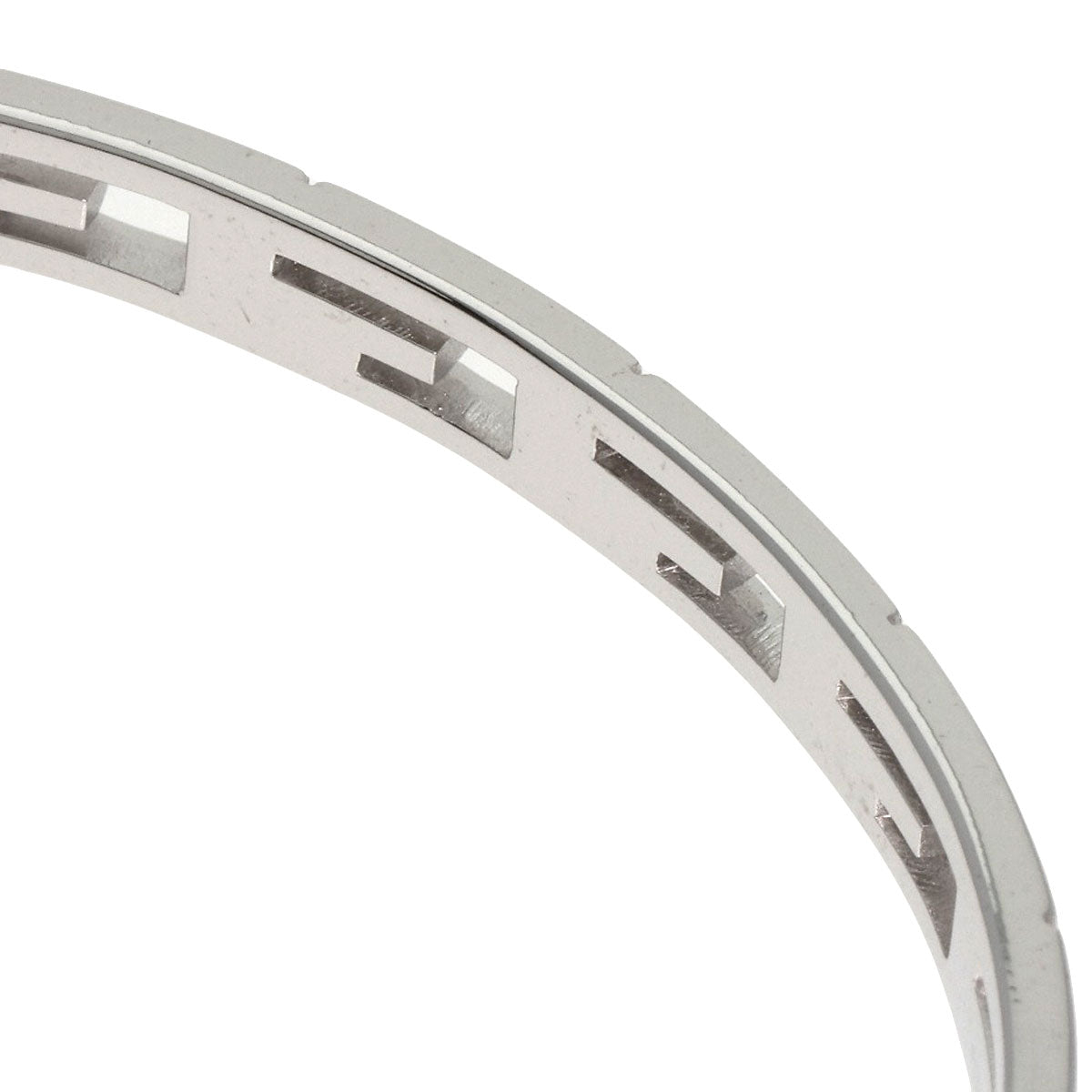 GUCCI bracelet K18WG Silver Bangle G logo #18
