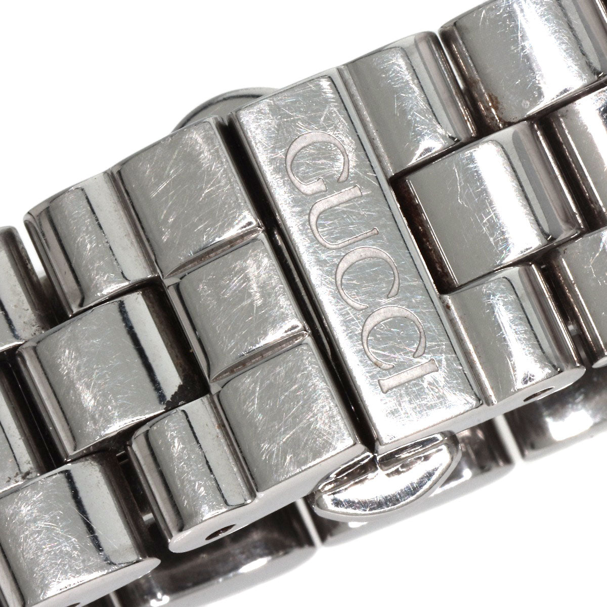 GUCCI Watches Quartz 3600L Stainless Steel , Stainless Steel Silver G Square Silver dial Women Used