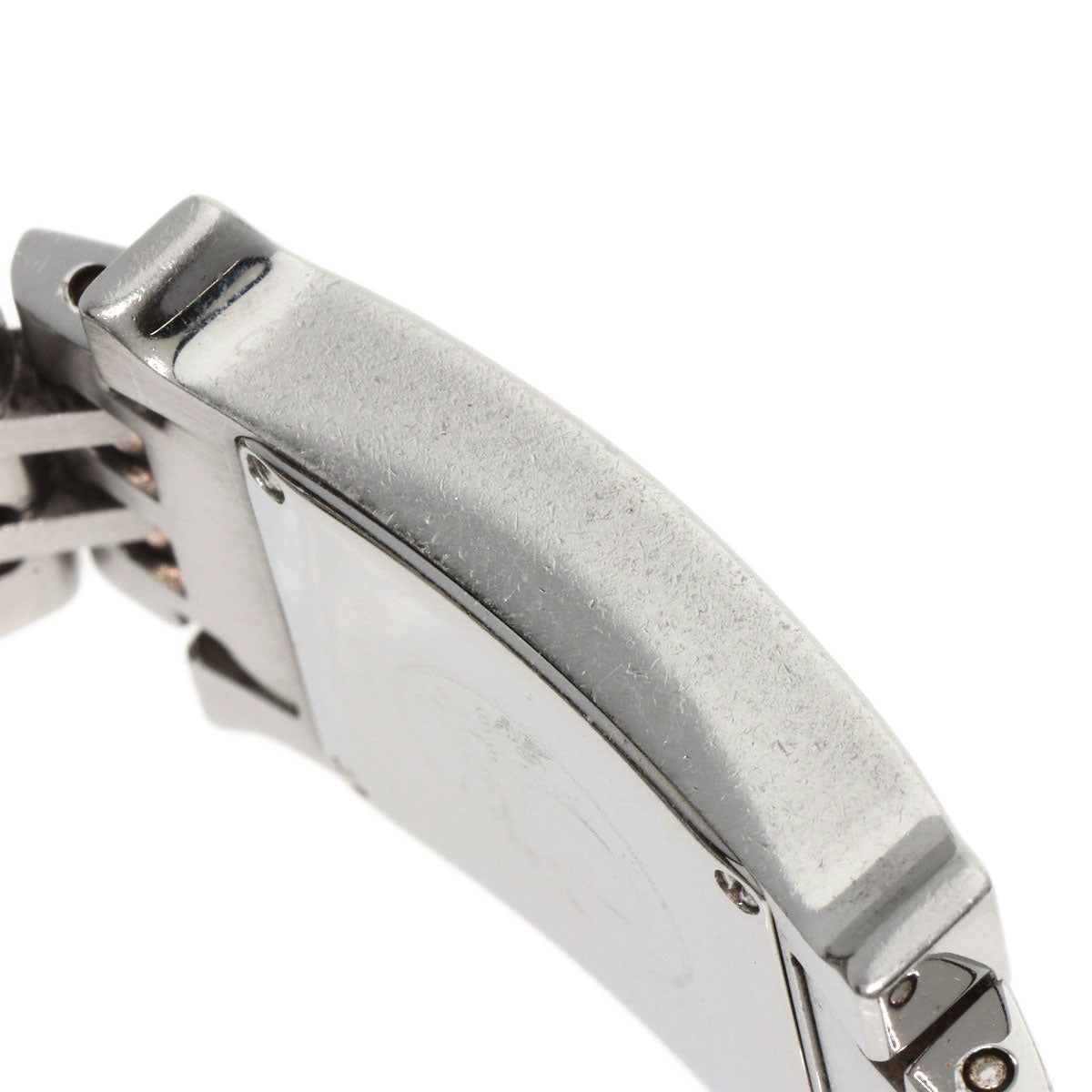 HERMES Watches Quartz HH1.210 Stainless Steel , Stainless Steel Silver H Watch Blue Gene Blue gene dial Women Used