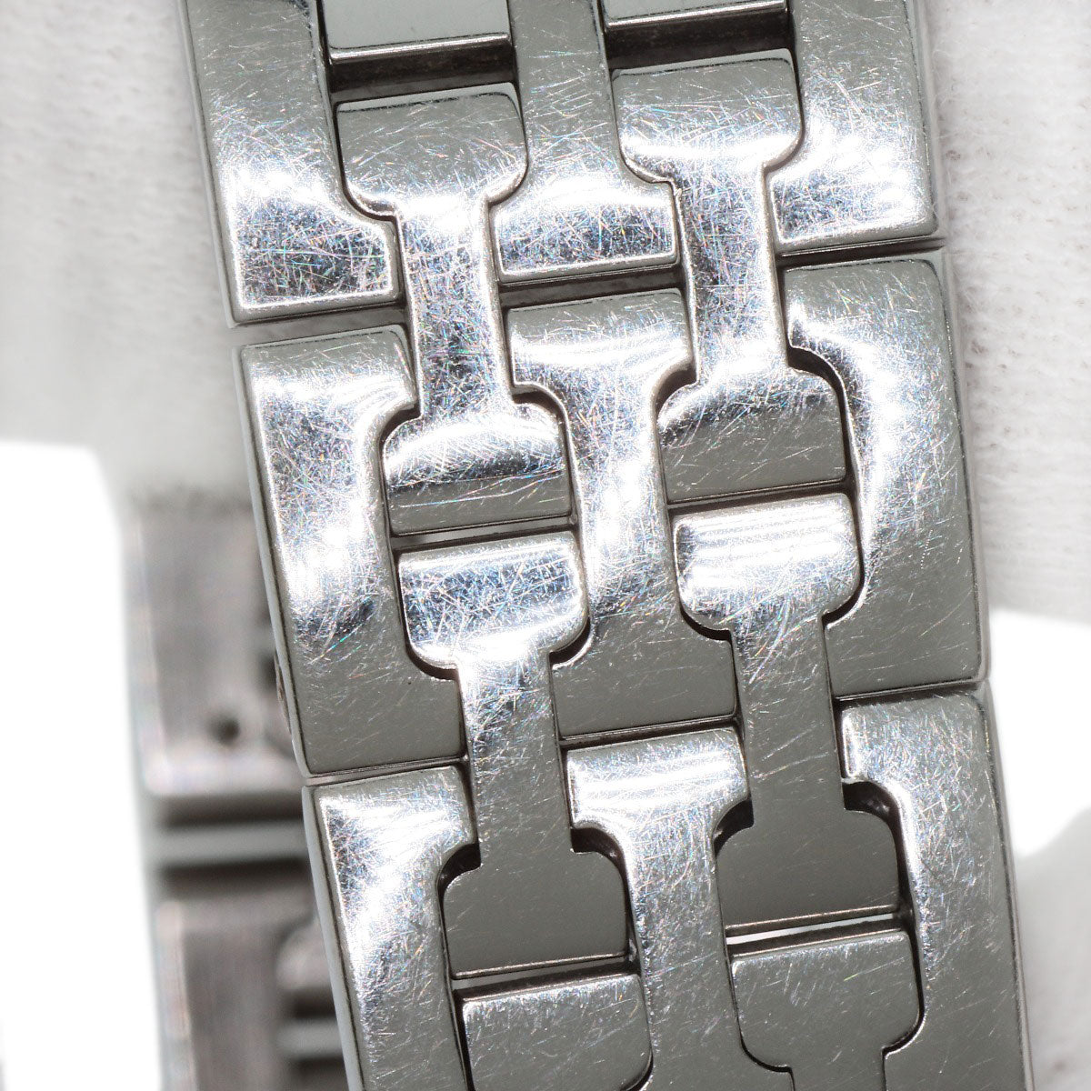HERMES Watches Quartz HH1.210 Stainless Steel , Stainless Steel Silver H Watch Blue Gene Blue gene dial Women Used