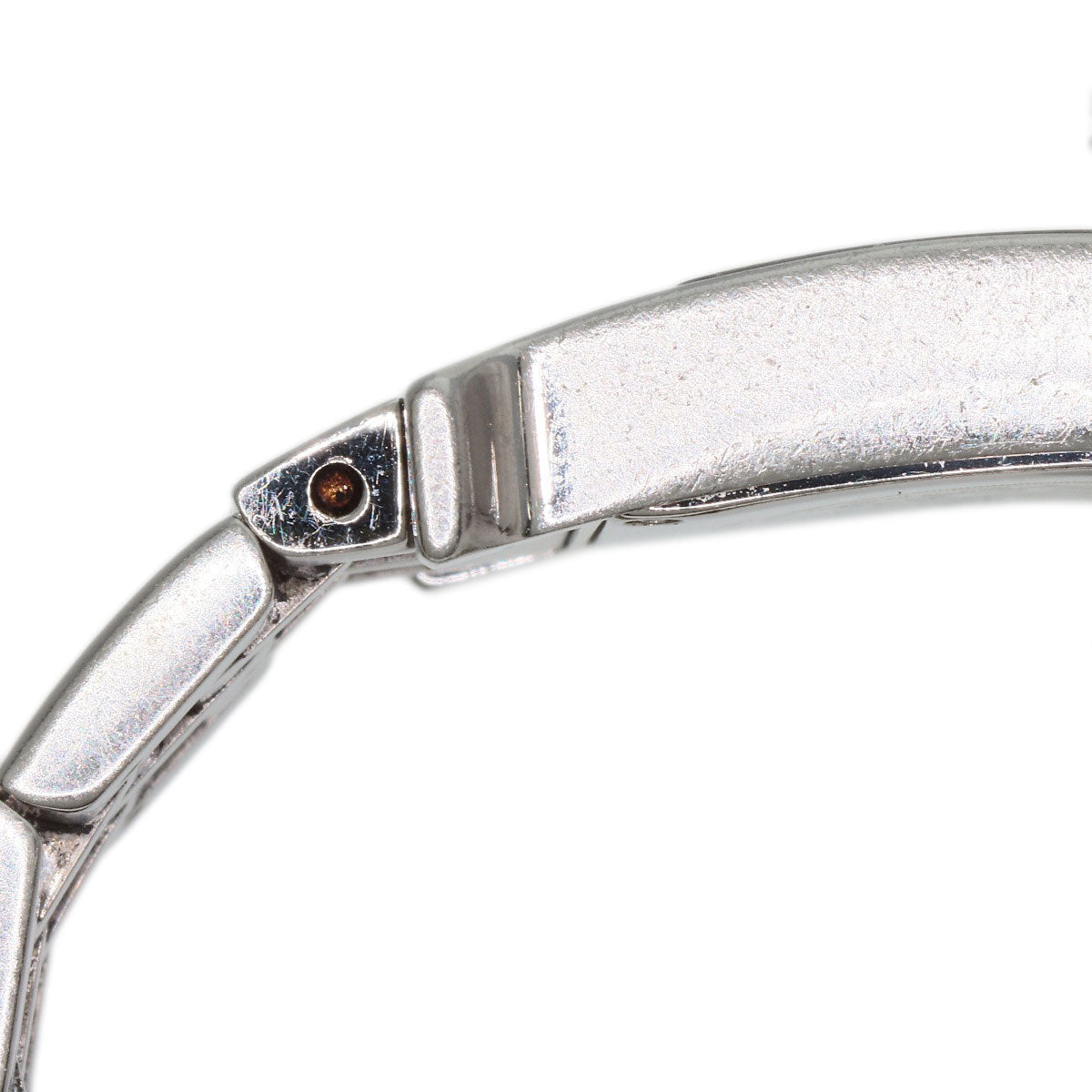 HERMES Watches Quartz HH1.210 Stainless Steel , Stainless Steel Silver H Watch Blue Gene Blue gene dial Women Used