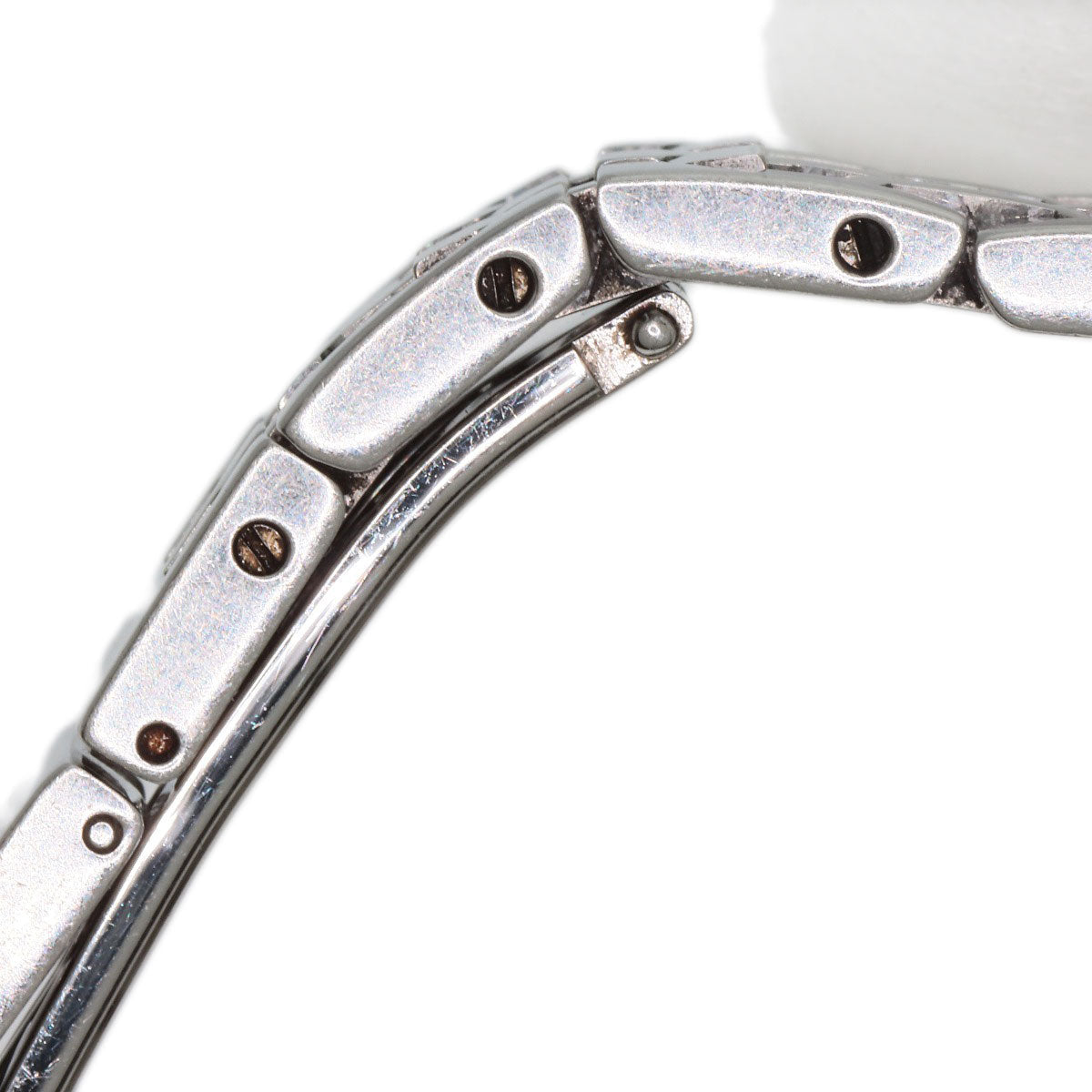HERMES Watches Quartz HH1.210 Stainless Steel , Stainless Steel Silver H Watch Blue Gene Blue gene dial Women Used