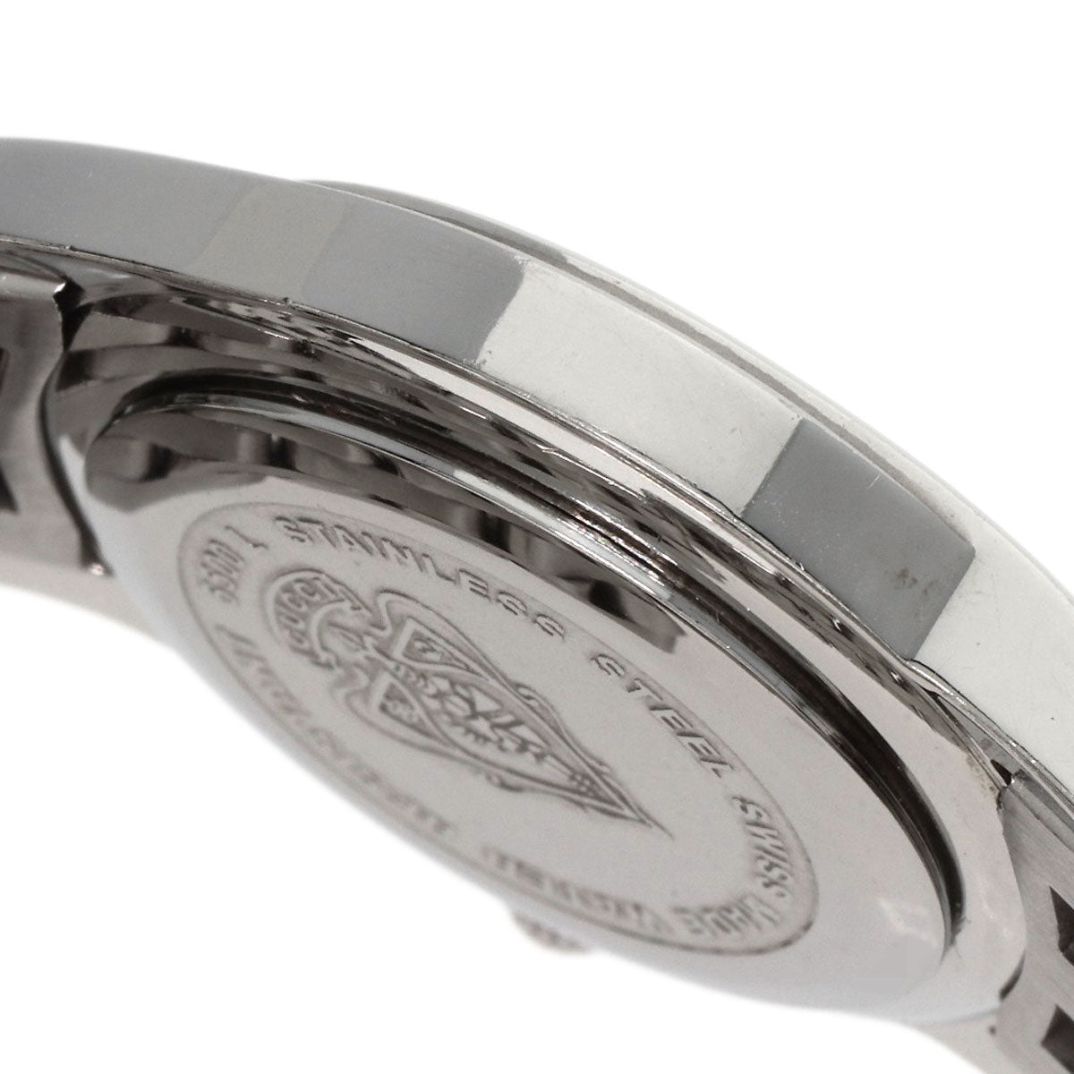 GUCCI Watches Quartz 5500L Stainless Steel , Stainless Steel Silver Round face Silver dial Women Used