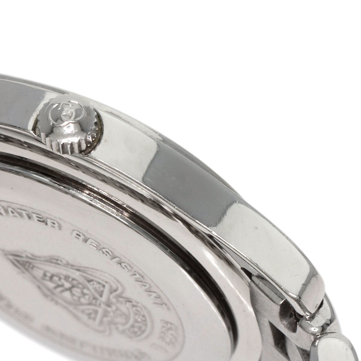 GUCCI Watches Quartz 5500L Stainless Steel , Stainless Steel Silver Round face Silver dial Women Used