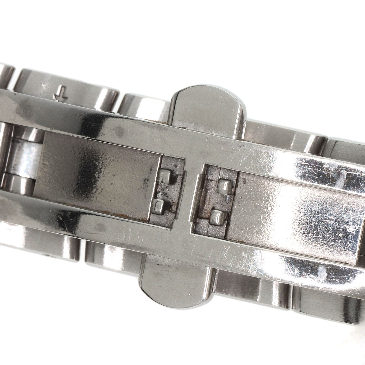 GUCCI Watches Quartz 5500L Stainless Steel , Stainless Steel Silver Round face Silver dial Women Used