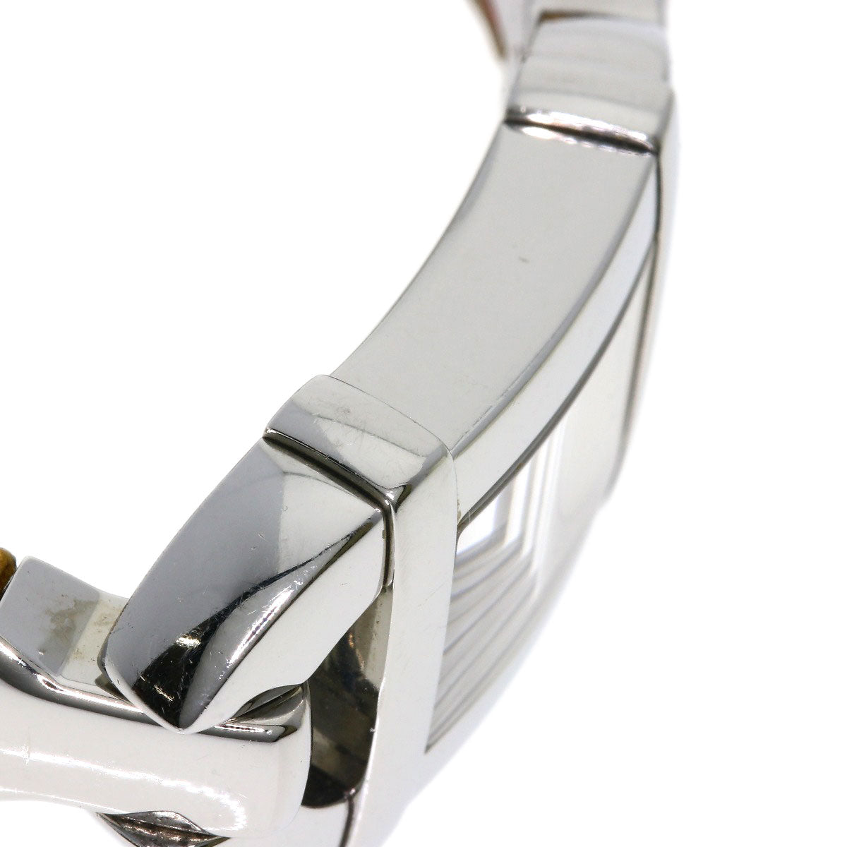 GUCCI Watches Quartz 6800L Stainless Steel, Bamboo Silver Bamboo Silver dial Women Used