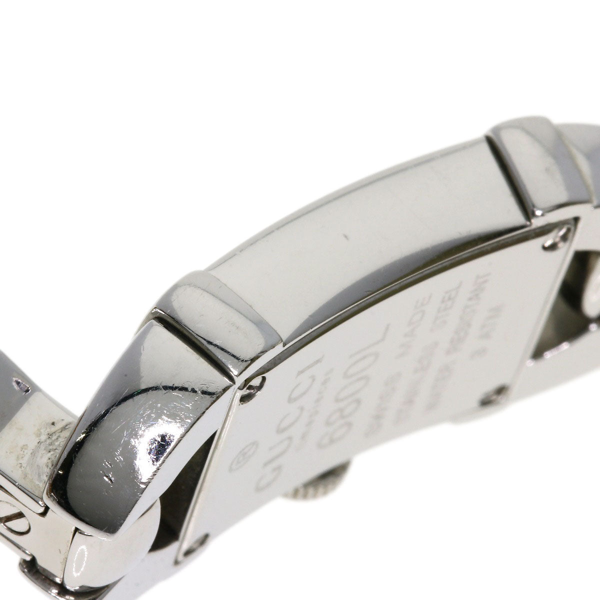 GUCCI Watches Quartz 6800L Stainless Steel, Bamboo Silver Bamboo Silver dial Women Used