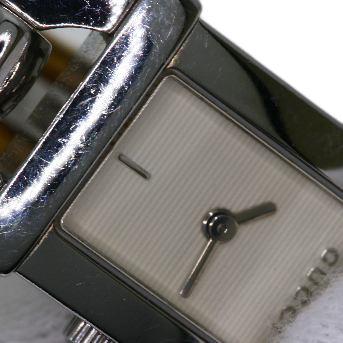GUCCI Watches Quartz 6800L Stainless Steel, Bamboo Silver Bamboo Silver dial Women Used