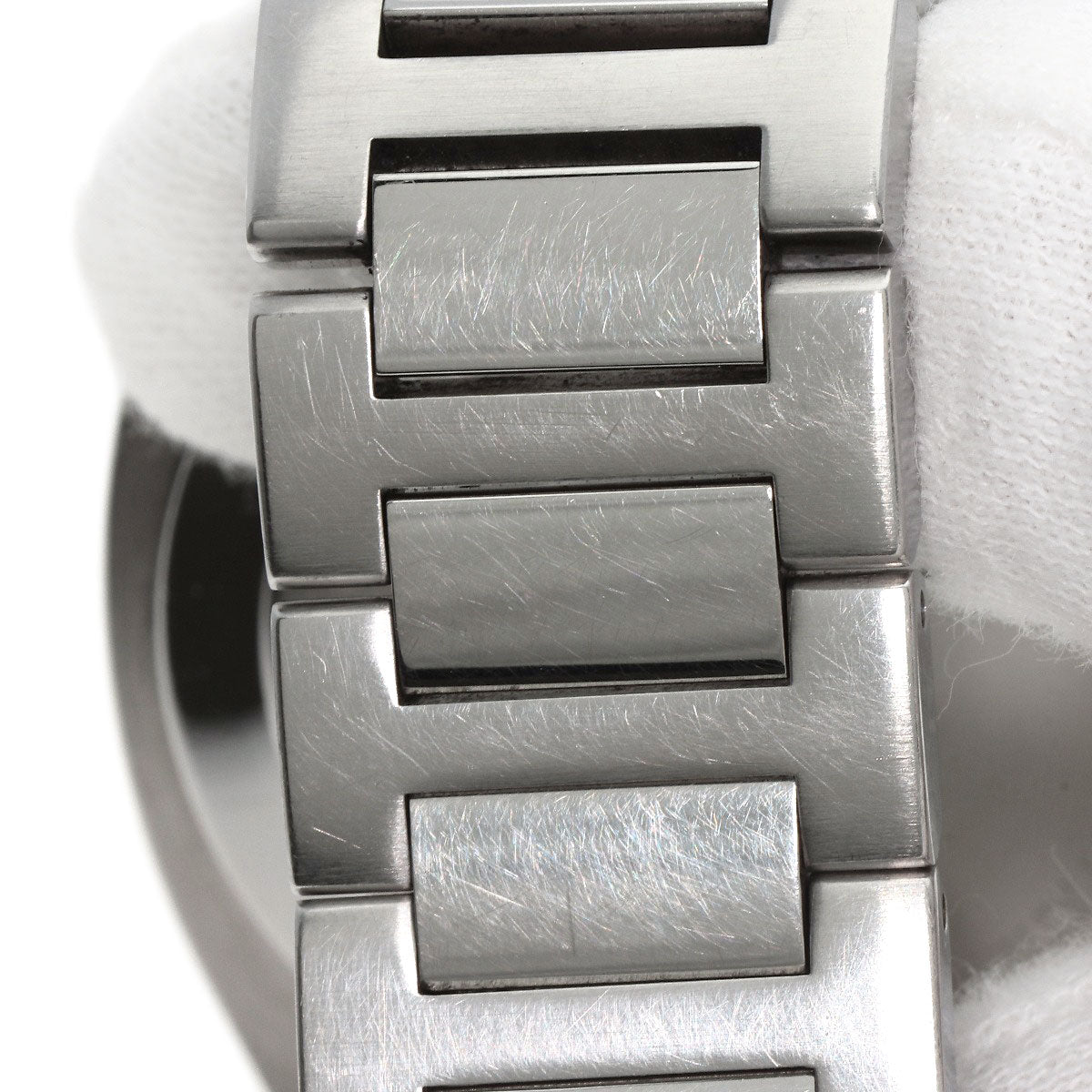 GUCCI Watches Quartz Stainless Steel , Stainless Steel Silver 142.2 black dial mens Used