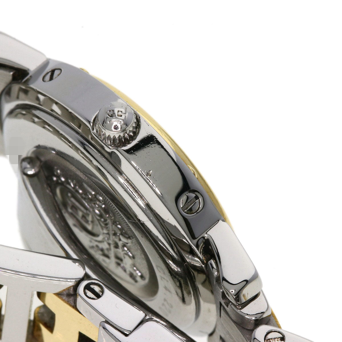 HERMES Watches Quartz CL4.220 Stainless Steel , SSxGP Silver Clipper new buckle Ivory dial Women Used