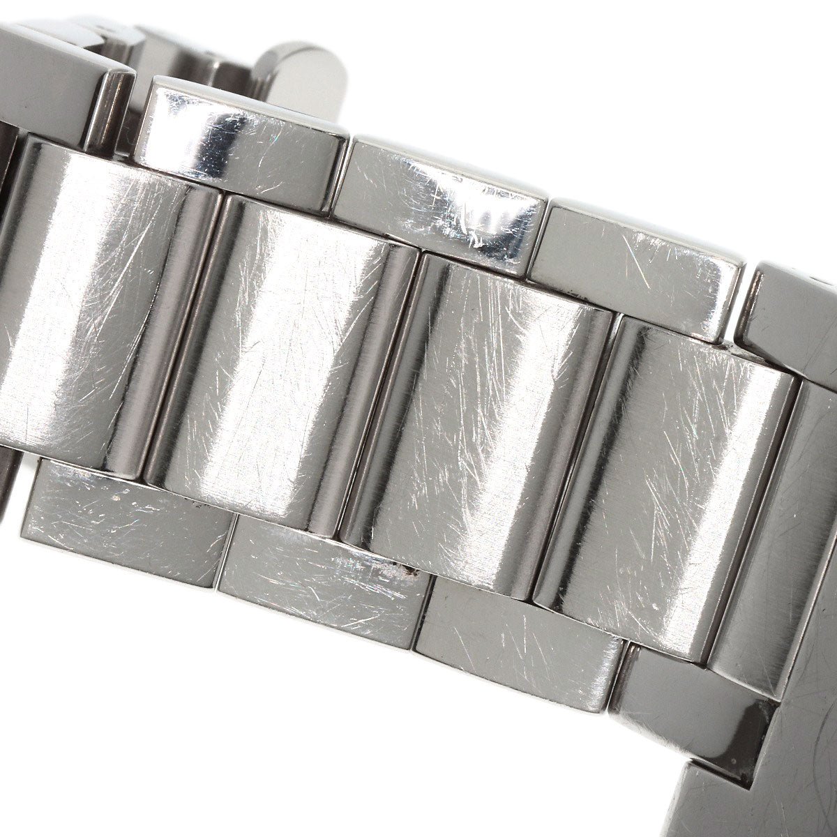 GUCCI Watches Quartz 7700M Stainless Steel Silver Square face black dial