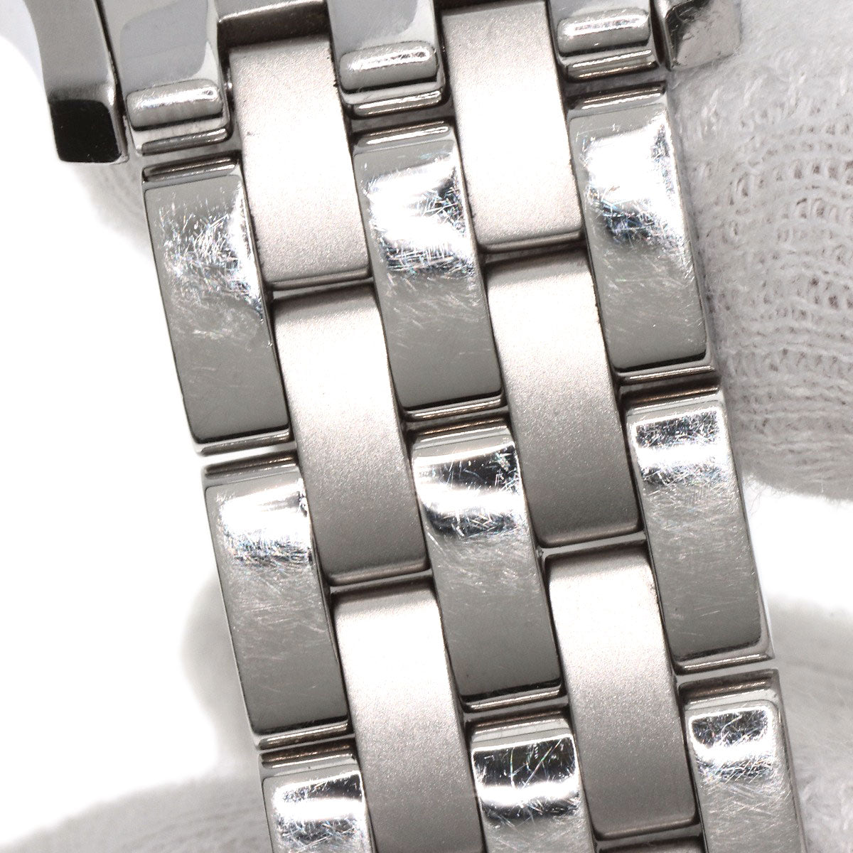 GUCCI Watches Quartz 5500M Stainless Steel Silver Round face black dial