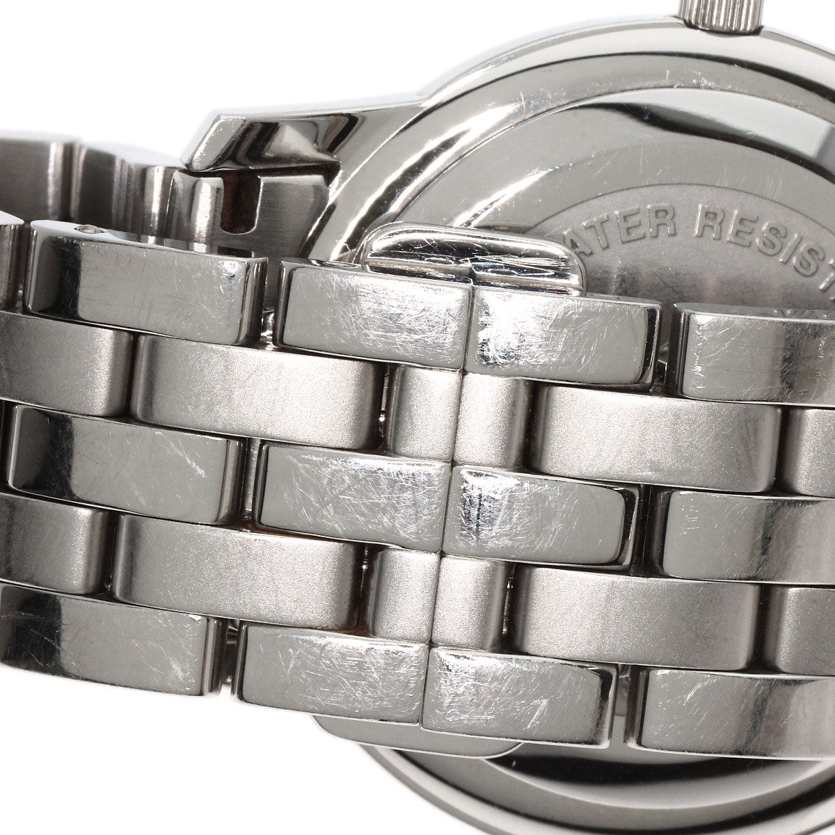 GUCCI Watches Quartz 5500M Stainless Steel Silver Round face black dial