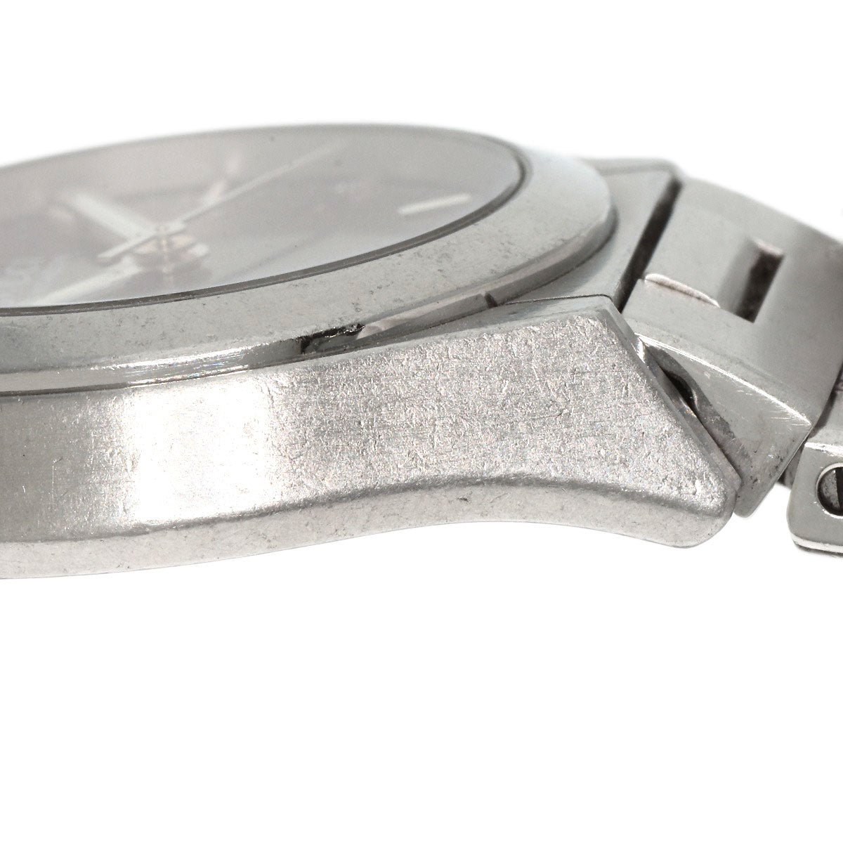 GUCCI Watches Quartz 115.5 Stainless Steel Silver Pantheon black dial
