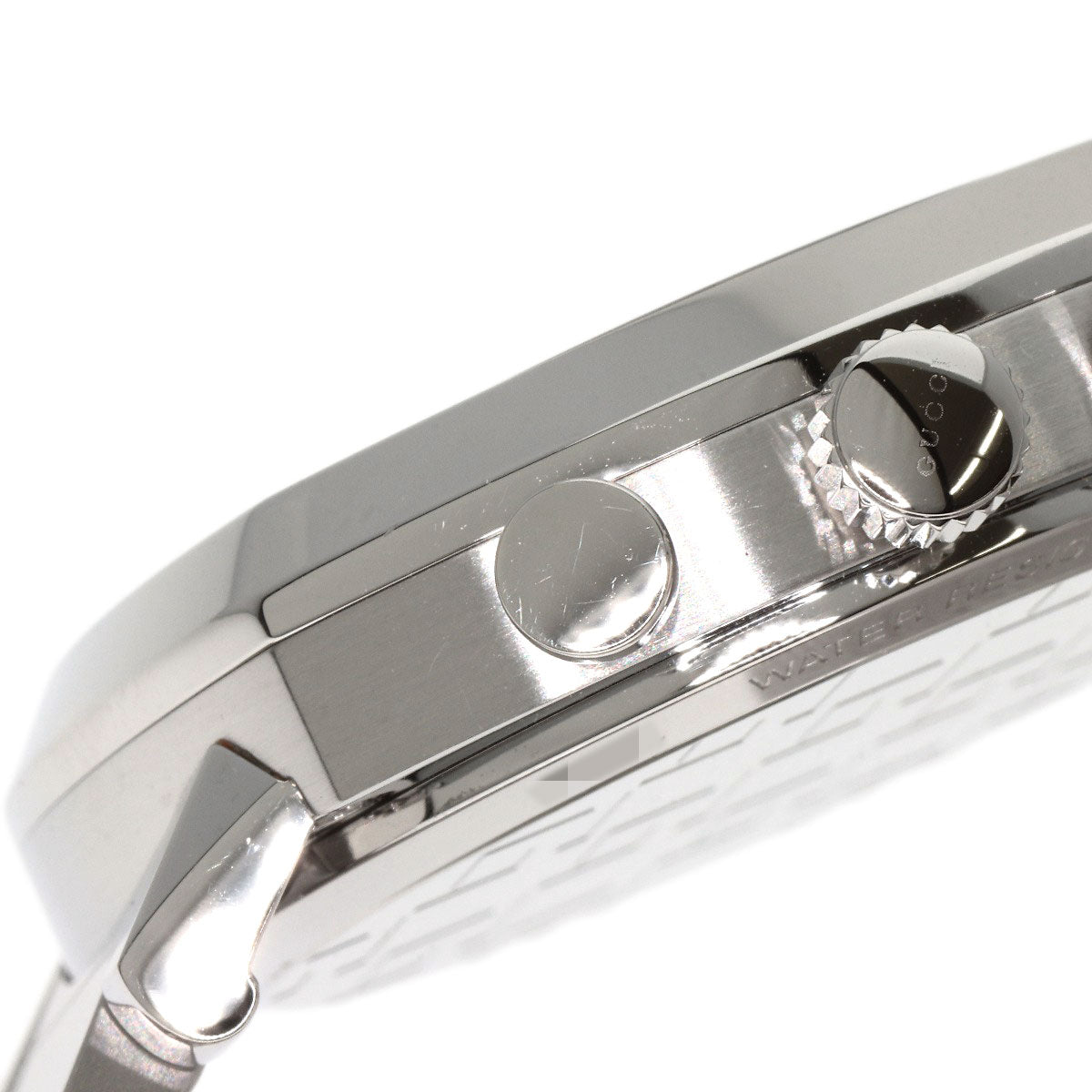 GUCCI Watches Quartz YA157302 Stainless Steel , Stainless Steel Silver Grip Chronograph Silver dial mens Used