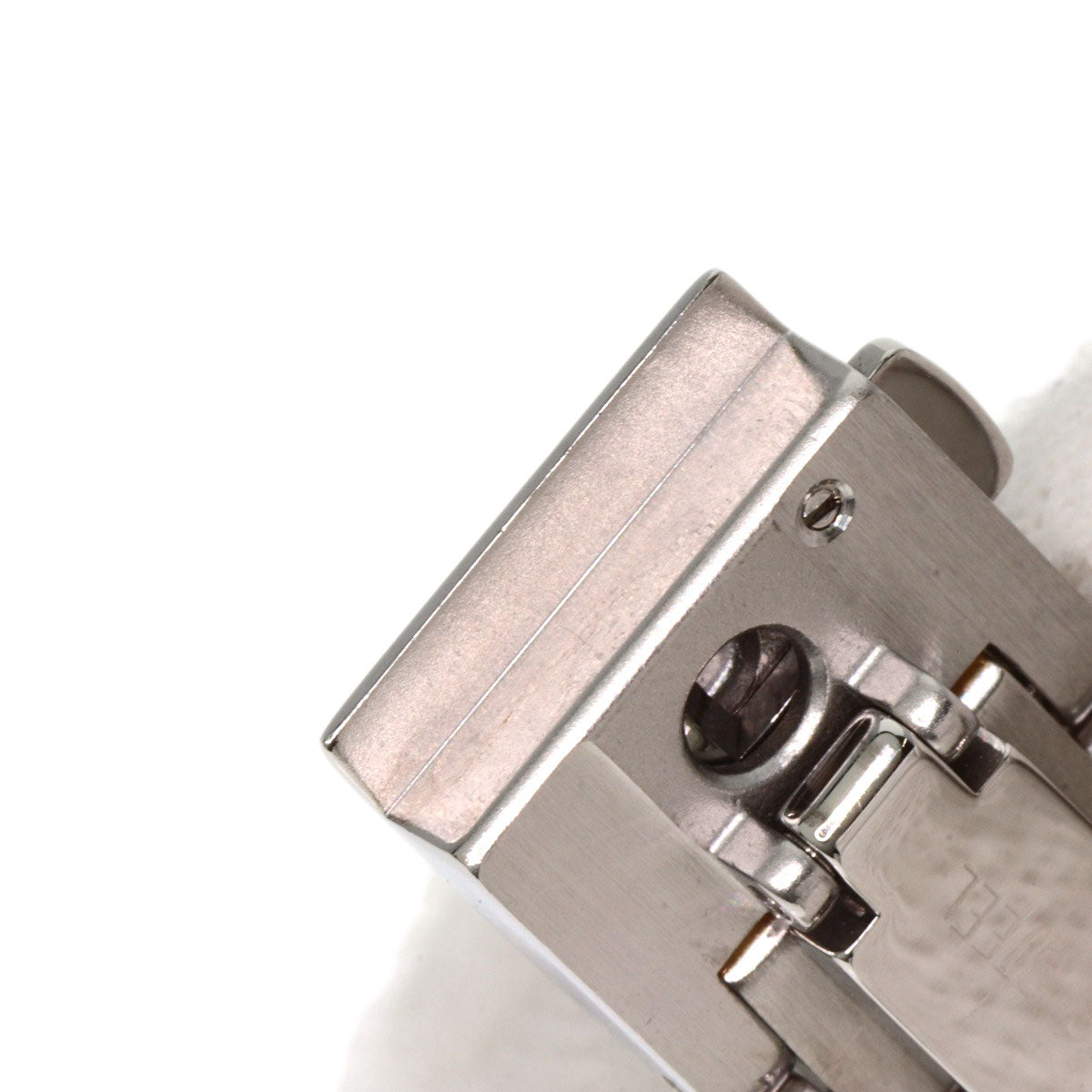 HERMES Watches Quartz CL4.221 Stainless Steel gold Clipper Nacre New Buckle Pink shell dial