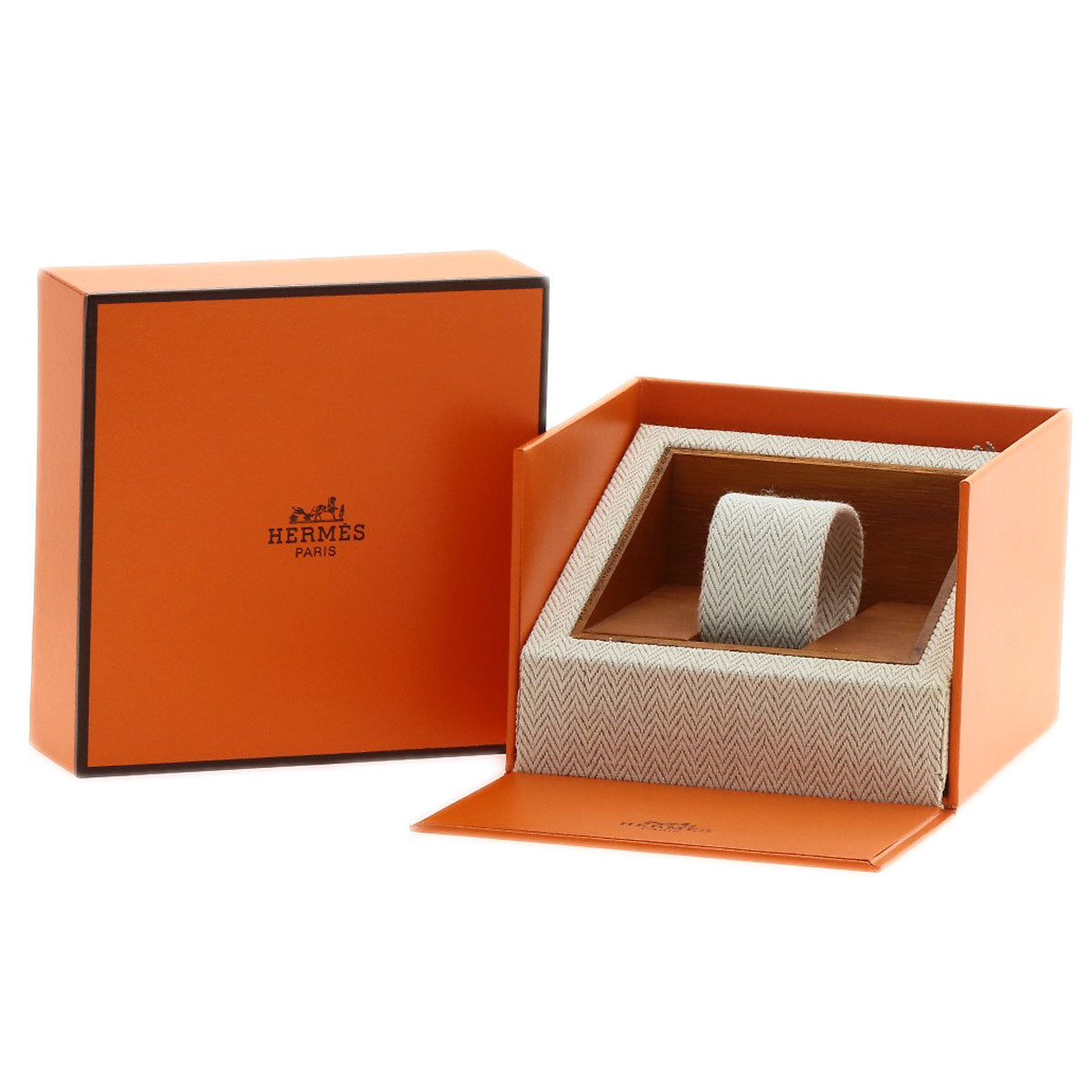 HERMES Watches Quartz CL4.210 Stainless Steel , Stainless Steel Silver Clipper new buckle white dial Women Used