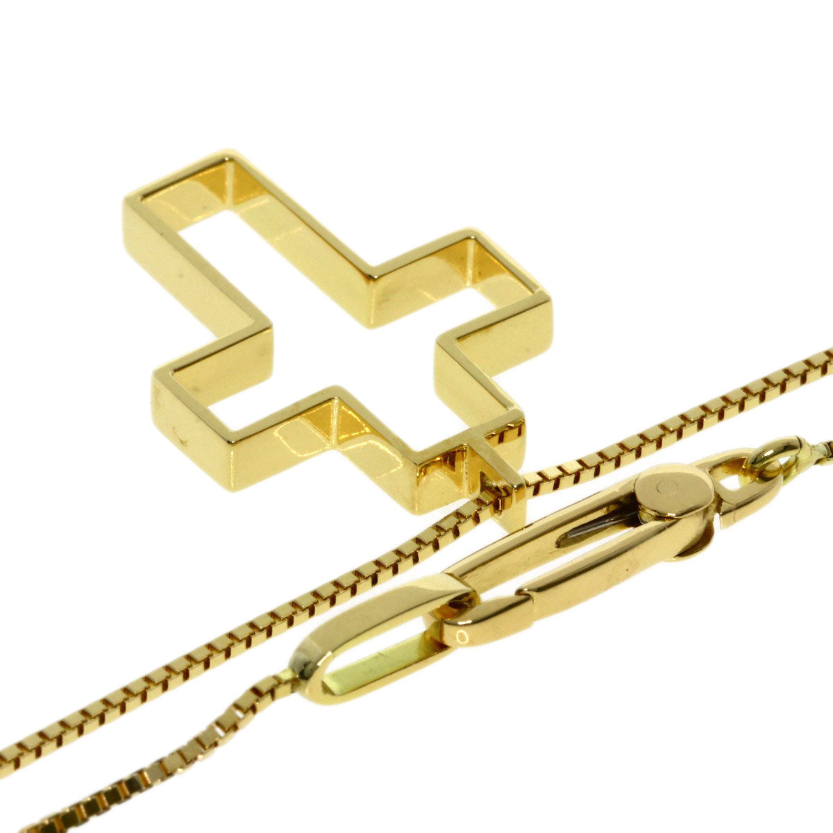 GUCCI Necklace 18K Yellow Gold gold cross