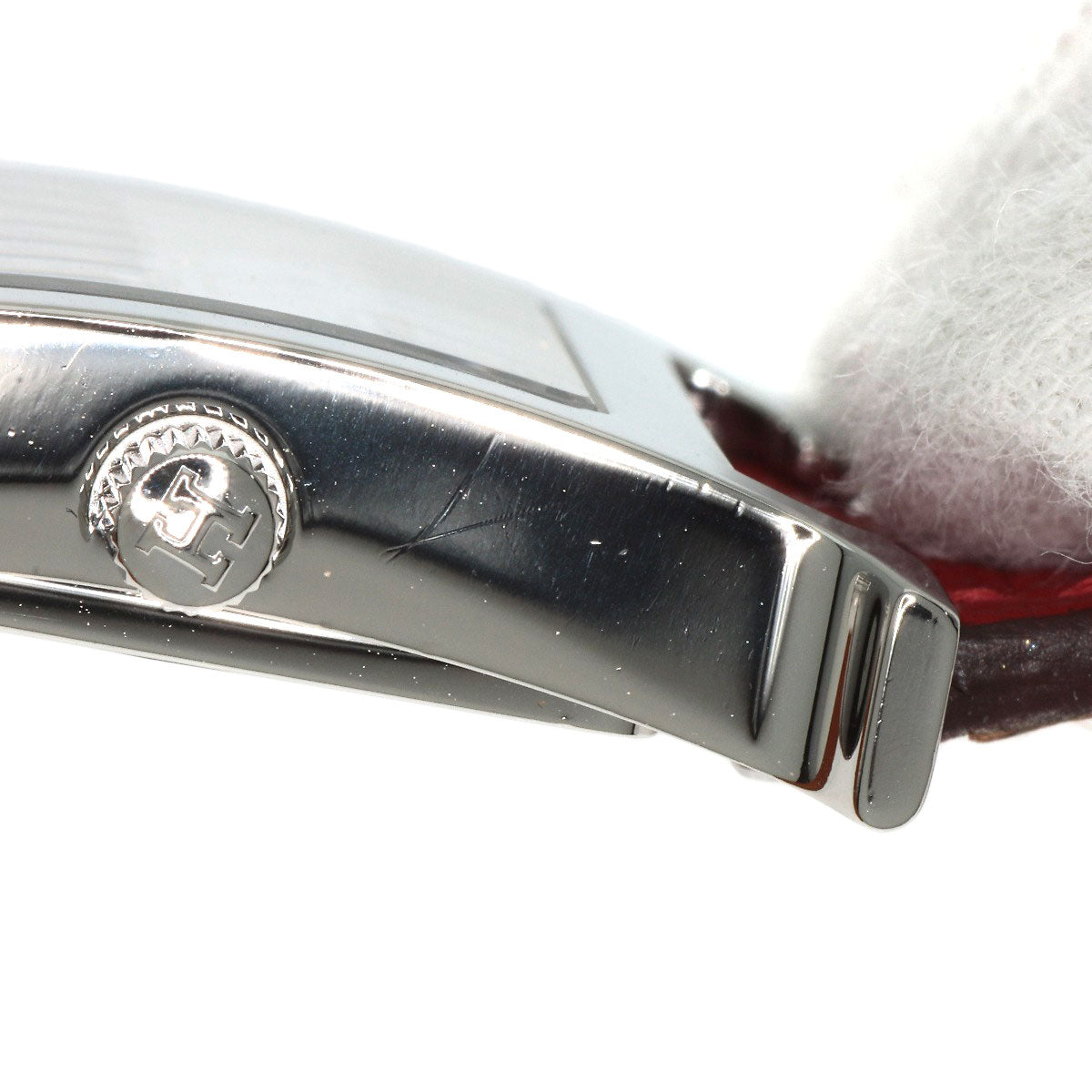 HERMES Watches Quartz HH11.210 Stainless Steel, Leather Silver H watch white dial Women Used