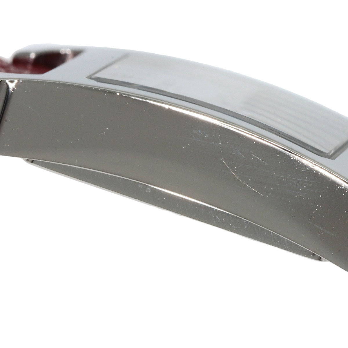 HERMES Watches Quartz HH11.210 Stainless Steel, Leather Silver H watch white dial Women Used