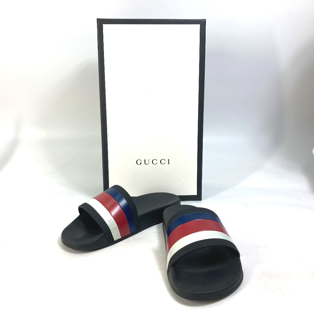 GUCCI Sandals 308234 rubber white Benassi Tricolor color Women 5 Used