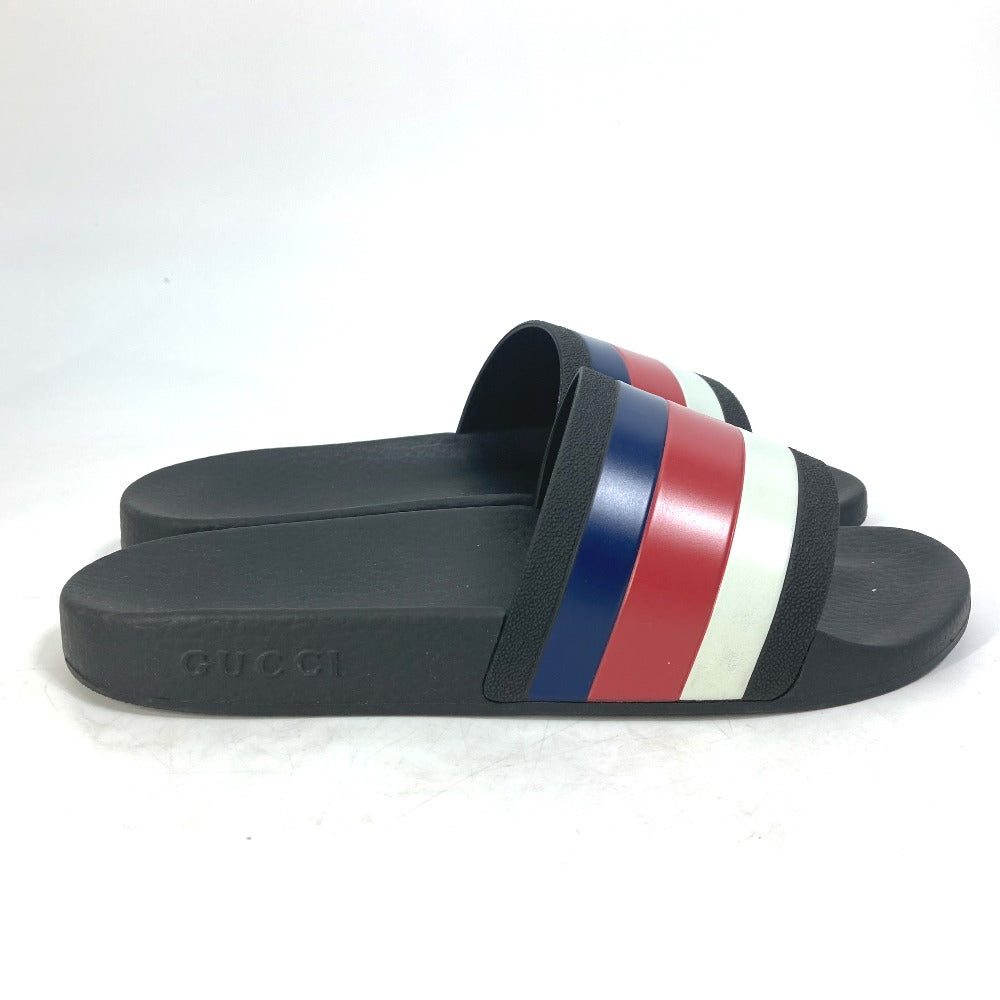 GUCCI Sandals 308234 rubber white Benassi Tricolor color Women 5 Used