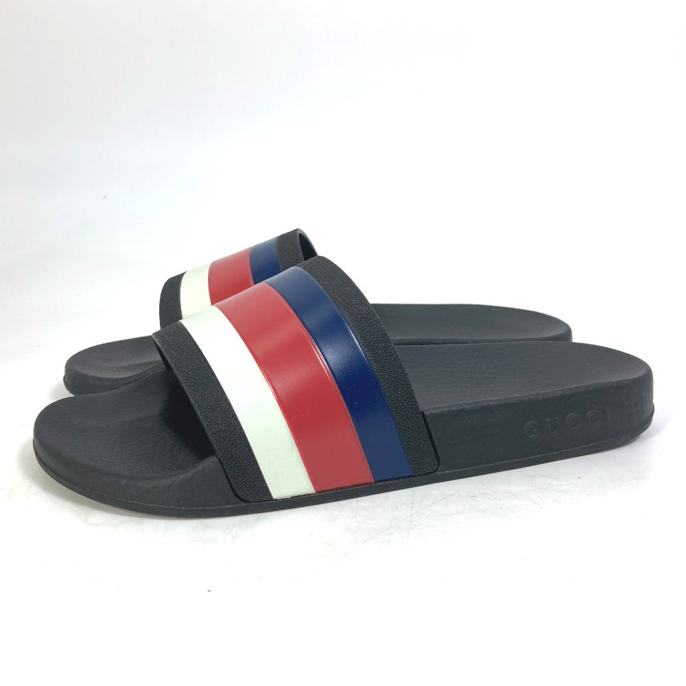 GUCCI Sandals 308234 rubber white Benassi Tricolor color Women 5 Used