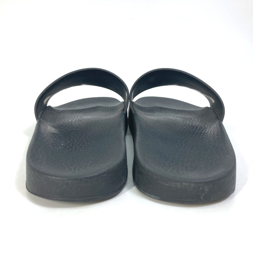GUCCI Sandals 522887 rubber black logo slide Women 7 Used