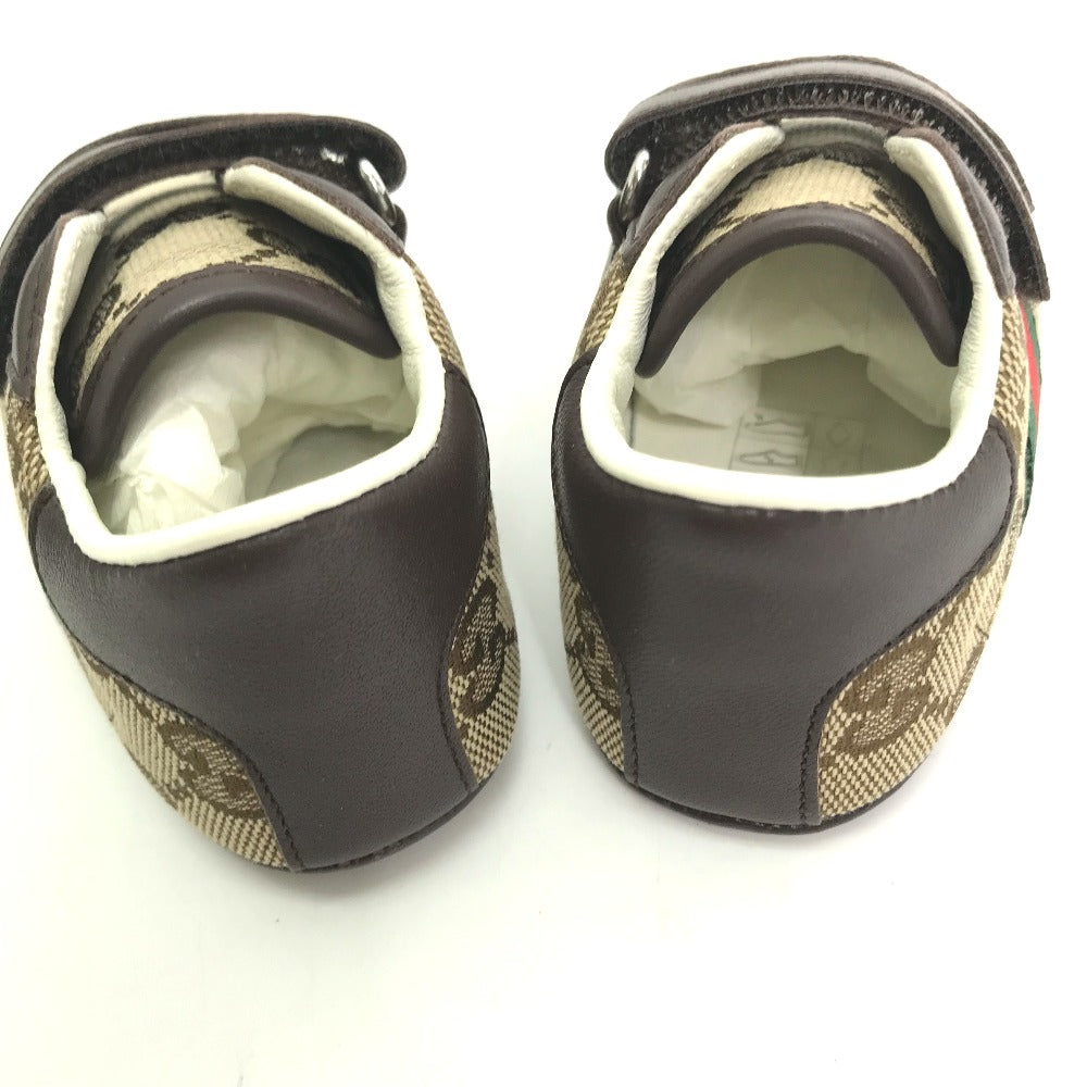 GUCCI sneakers , GG canvas beige baby BABY GG Sherry line sneakers Kids 19 Used