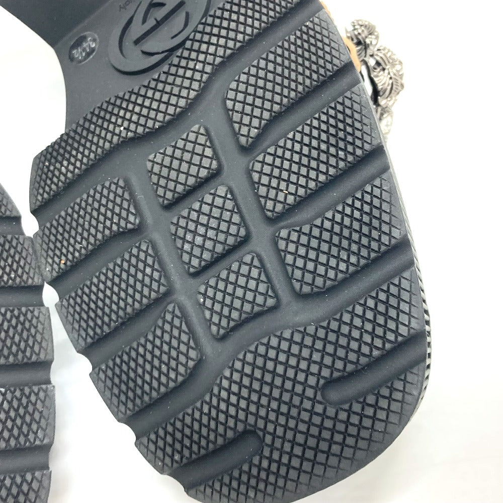 GUCCI loafers leather black Duonysus Women 34 1/2 Used