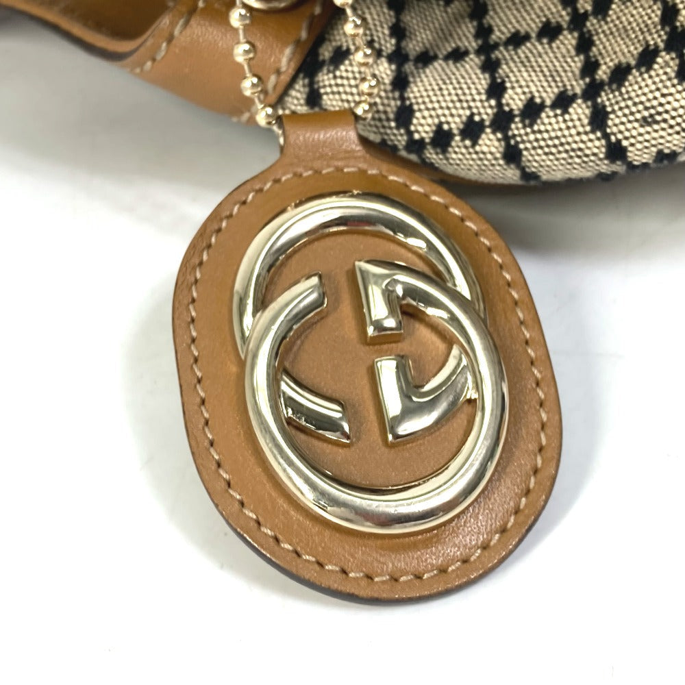 GUCCI Tote Bag 211944 Canvas / leather beige Bag Sukey Women Secondhand