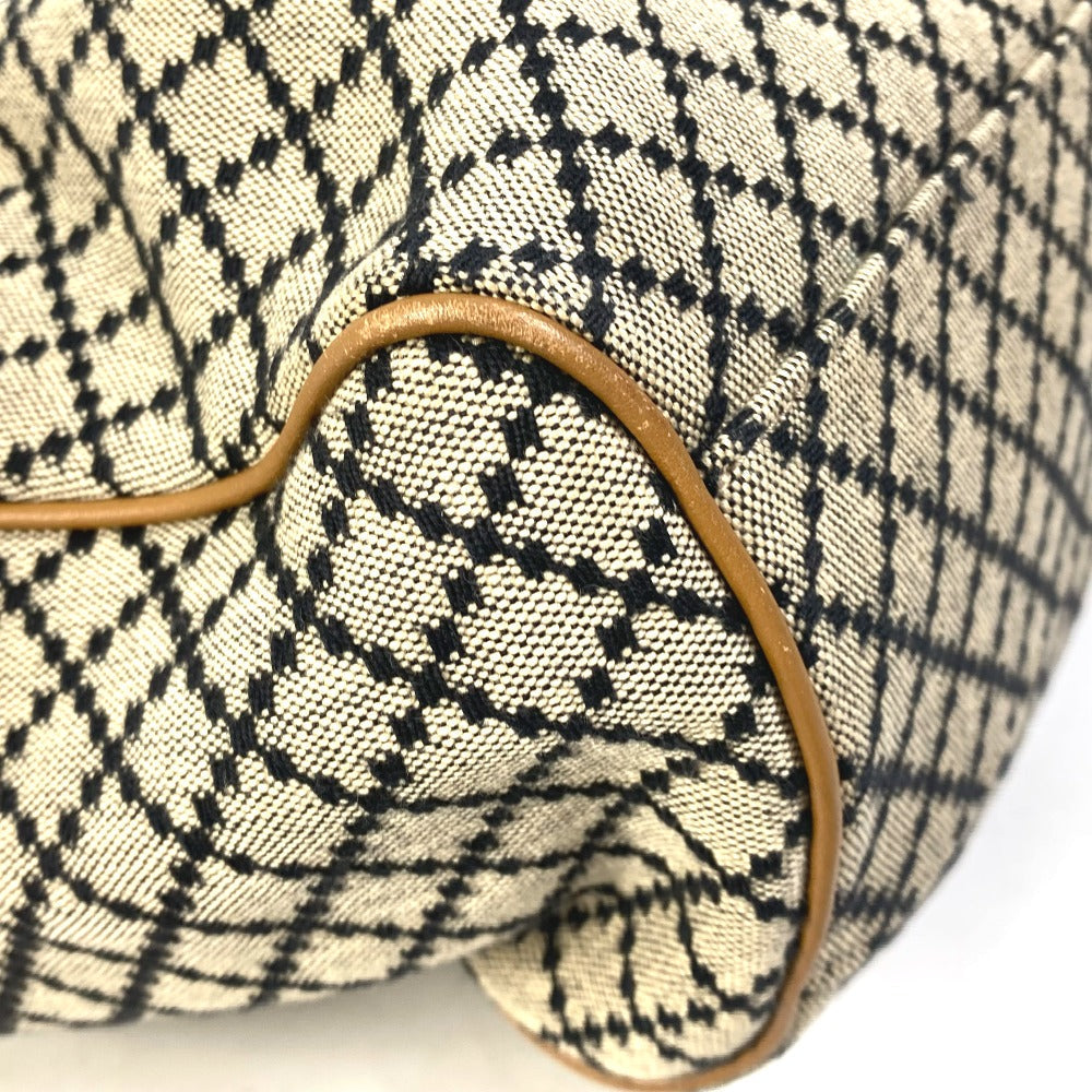 GUCCI Tote Bag 211944 Canvas / leather beige Bag Sukey Women Secondhand