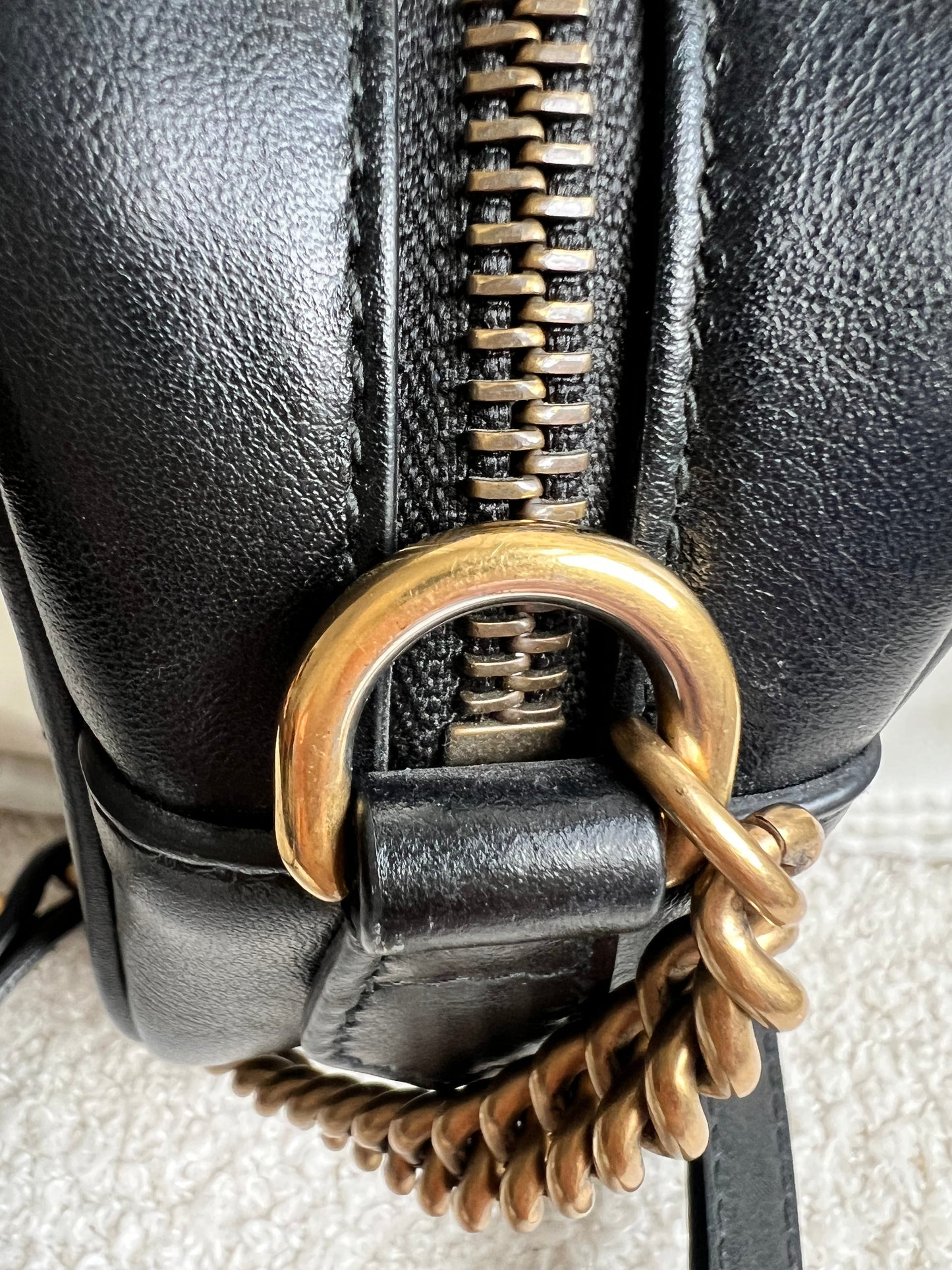 Gucci GG Black Marmont Mini Shoulder Bag (RRP £1,360)