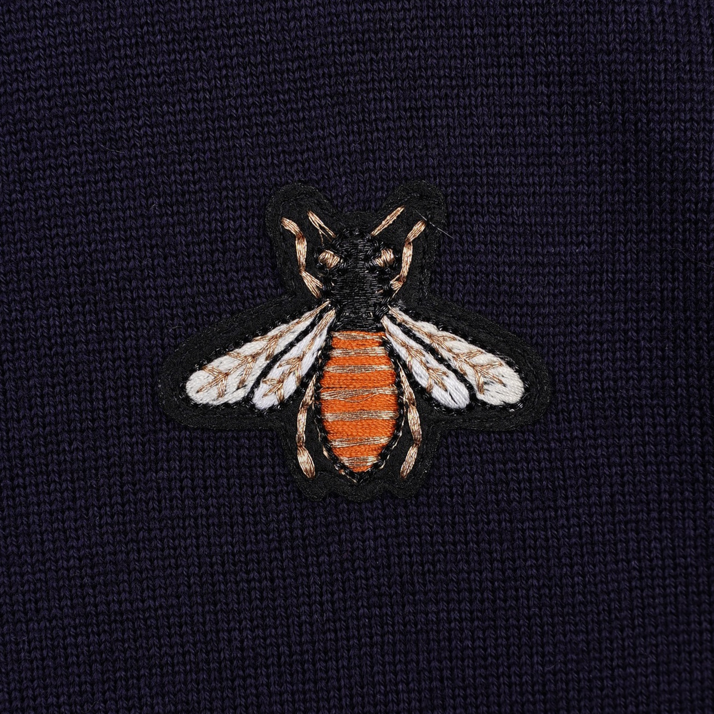 Gucci Mens Wool Bee Jumper Navy UK XXL