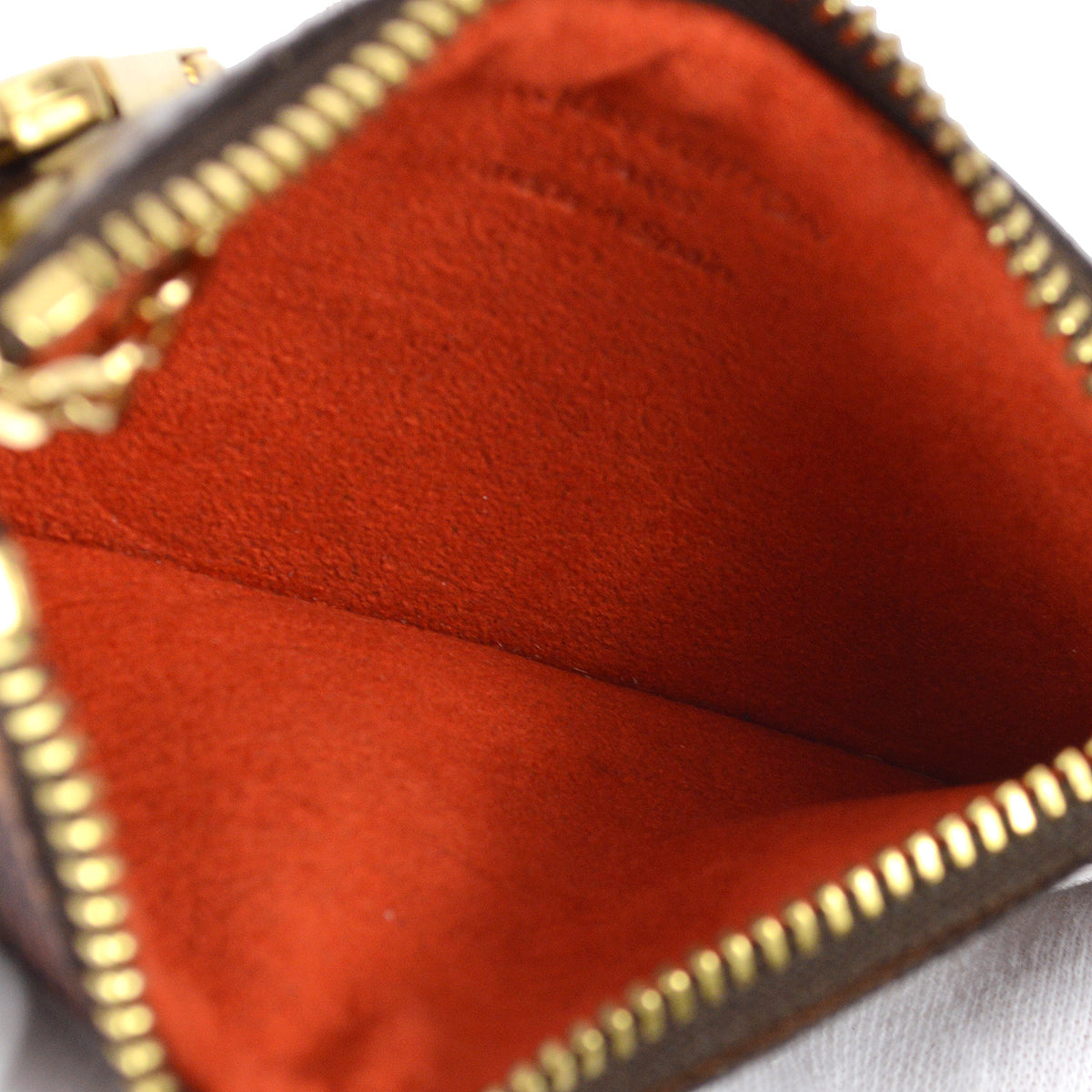 Louis Vuitton 2000 Damier Pochette Cles Coin Case Wallet Purse M62656
